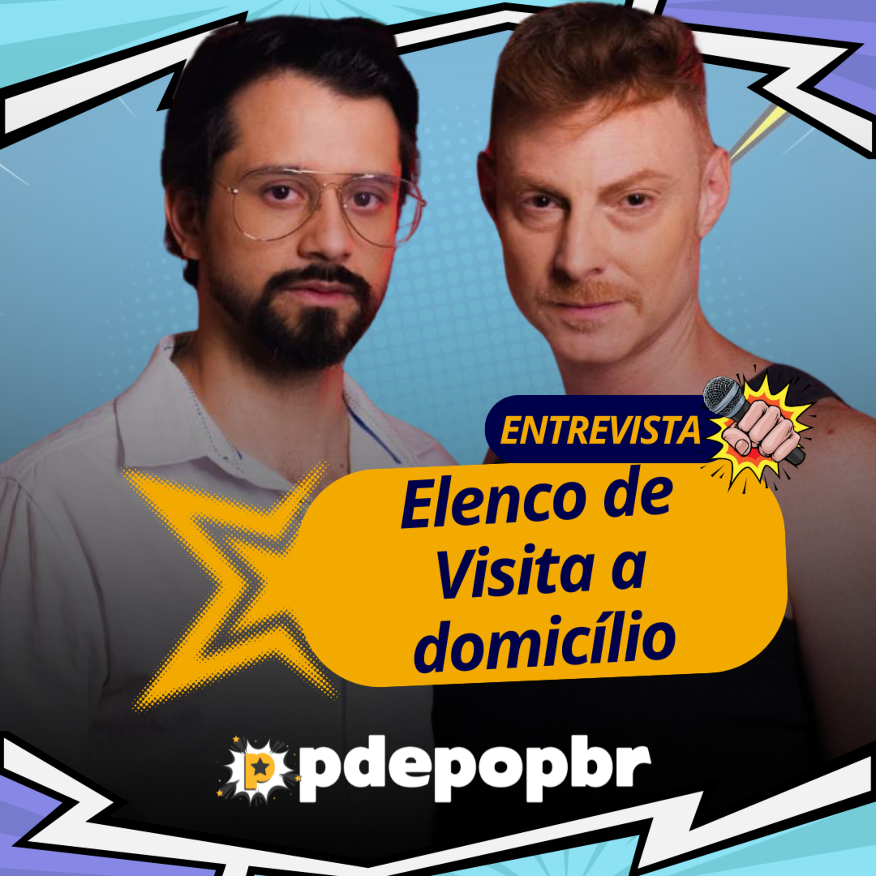 Atores da peça "Visita a Domicílio" conversam com P de Pop Brasil episode artwork