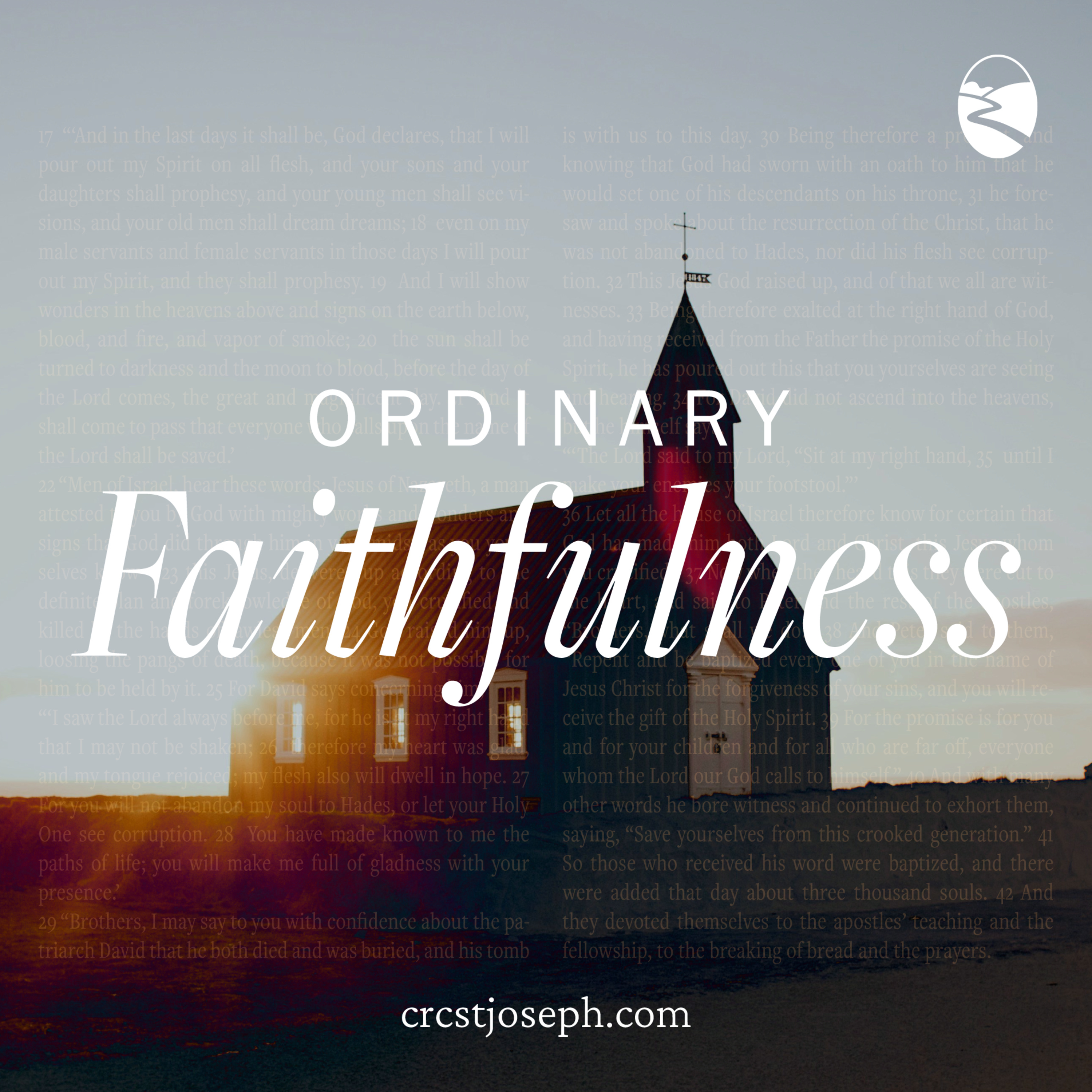 Ordinary Faithfulness – Acts 2:36–42 episode artwork