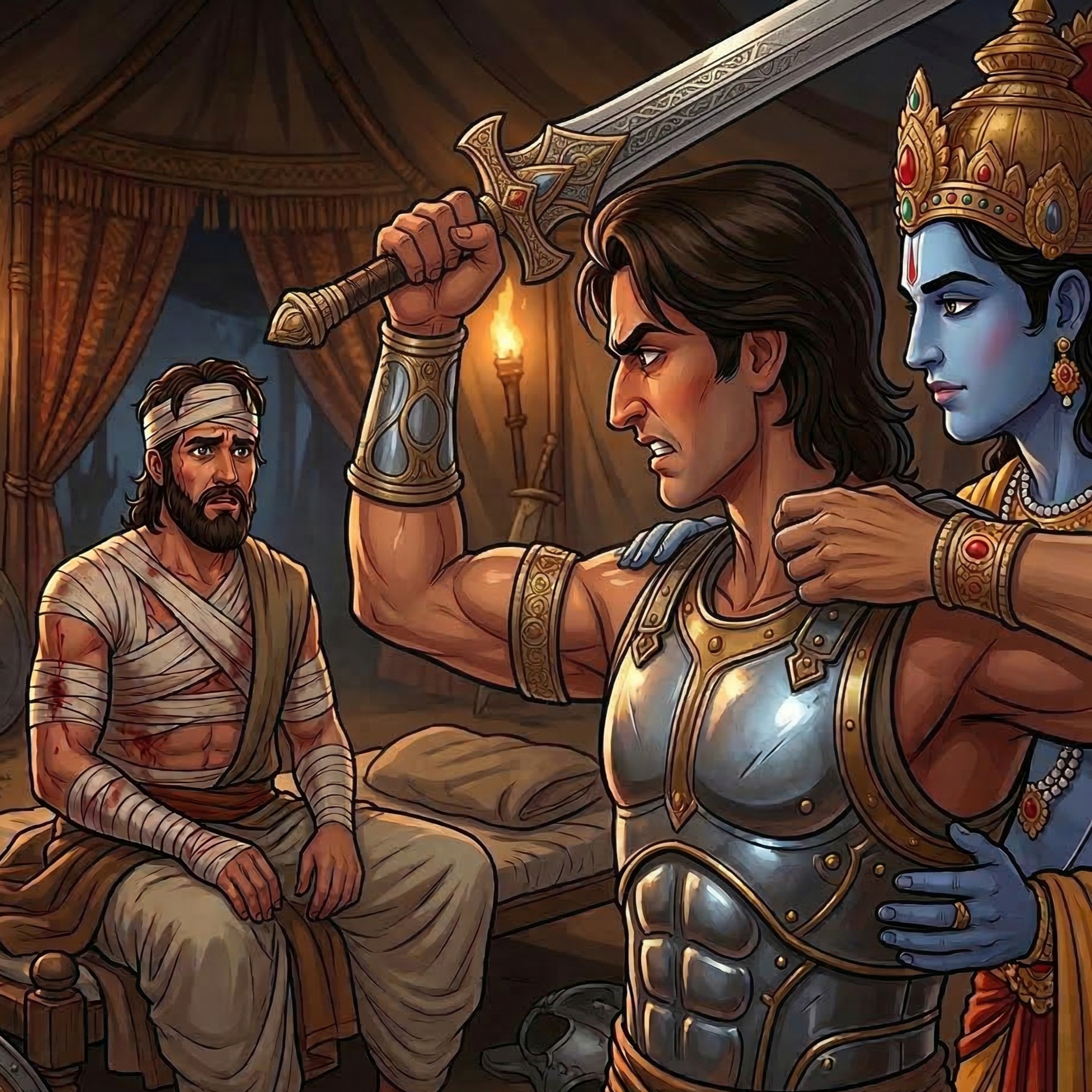 84. War Day 17 Part 2 | Brothers Collide! | Arjun Vs Yudhishthir