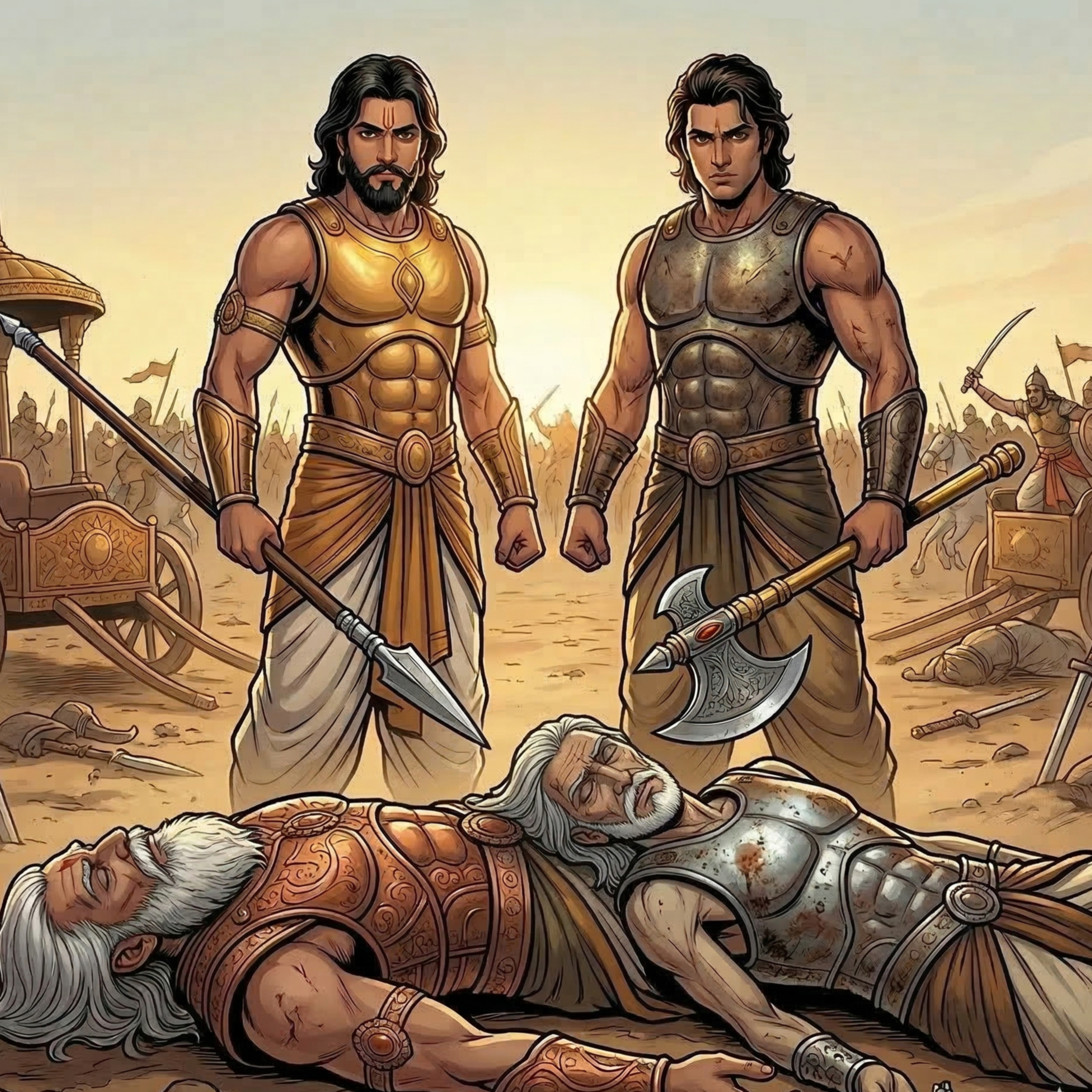 Yudhishthir Kills Shalya | Sahadev Kills Shakuni | War Day 18 | Mahabharat The Complete Saga | EP87