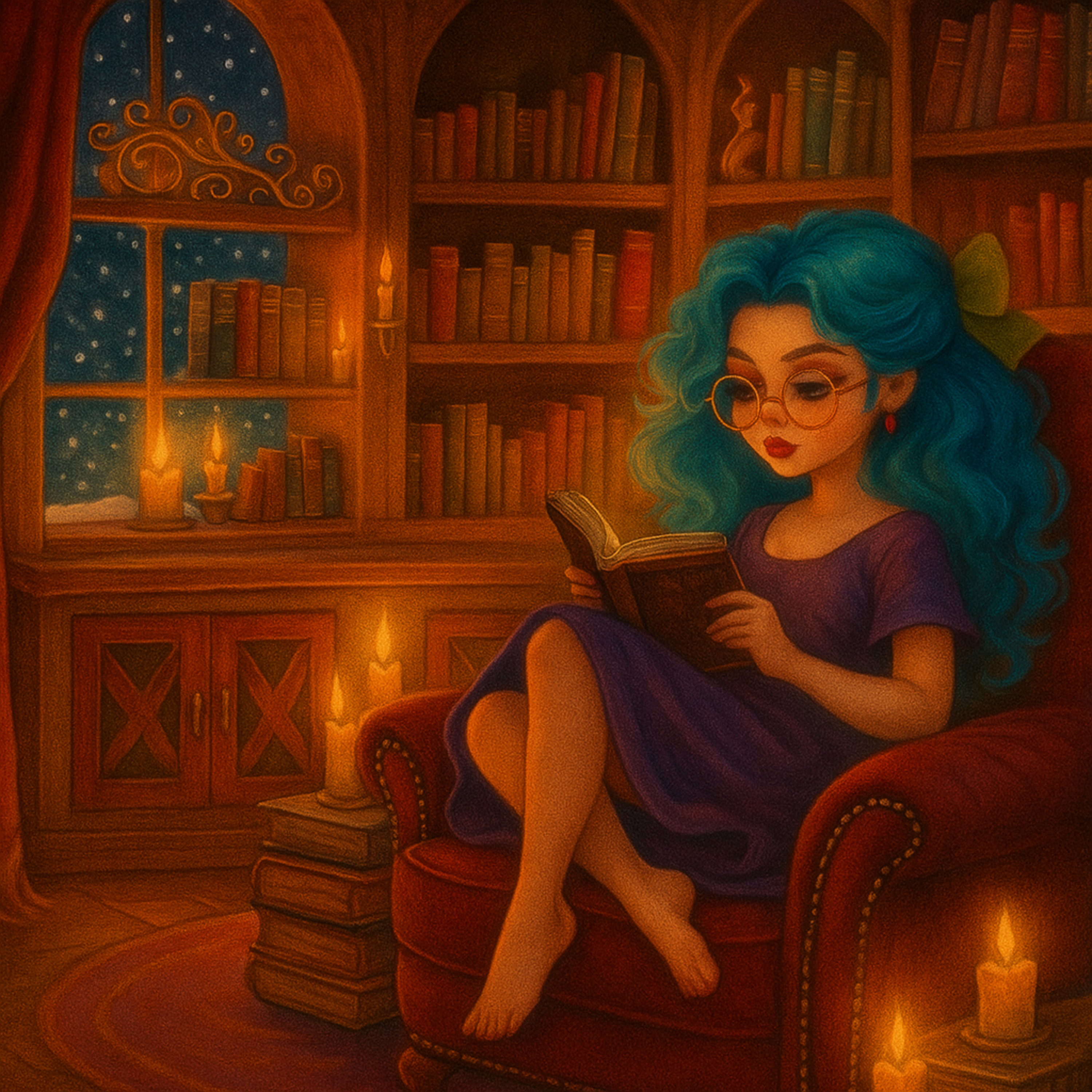 Portada de La Biblioteca de la Bruja