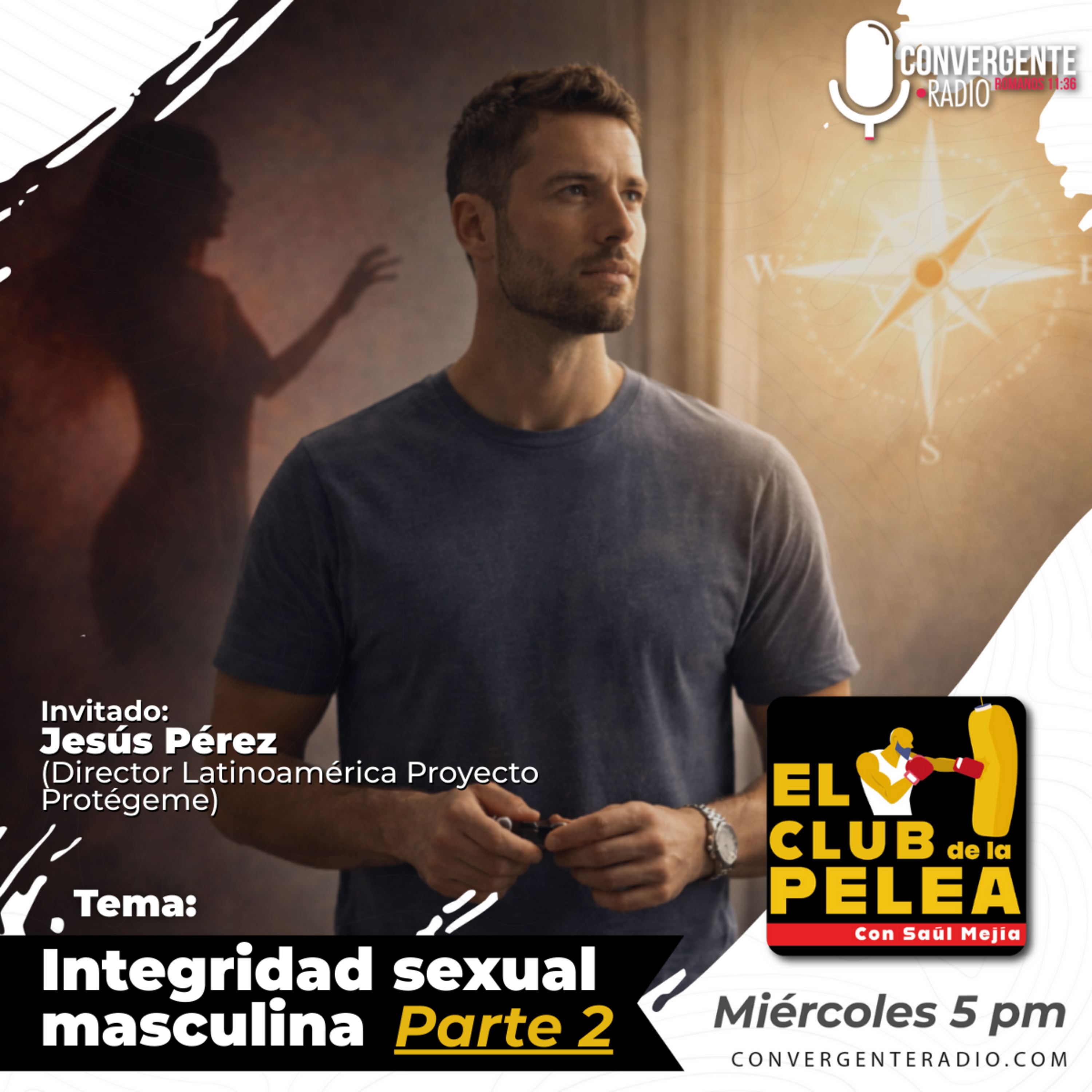 Integridad sexual masculina - PARTE 2 Invitado: Jesús Pérez (Director Latinoamerica Proyecto Protégeme) - EP4 episode artwork