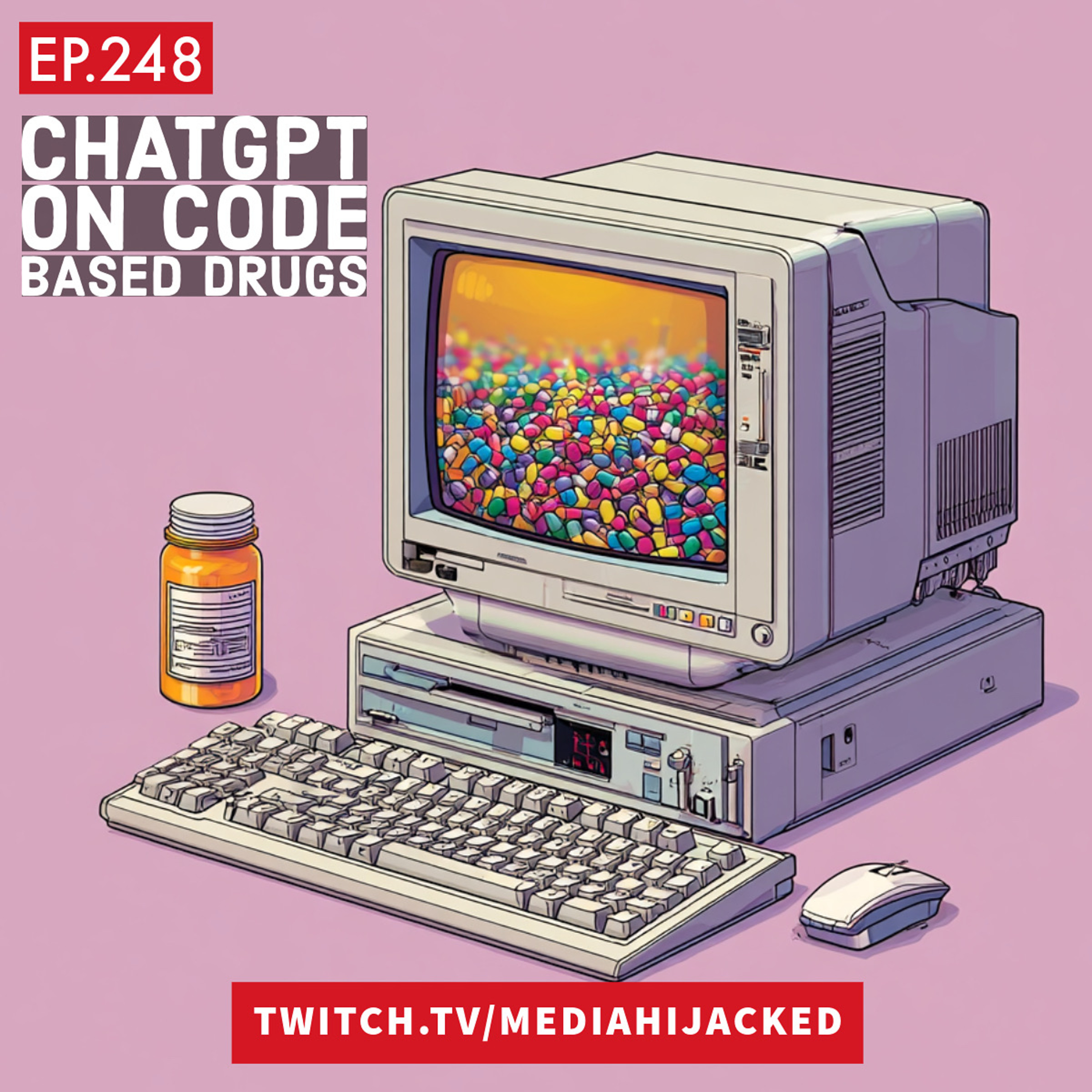 EP.248 ChatGPT on Code Based Drugs and Monk Peace Walk episode artwork