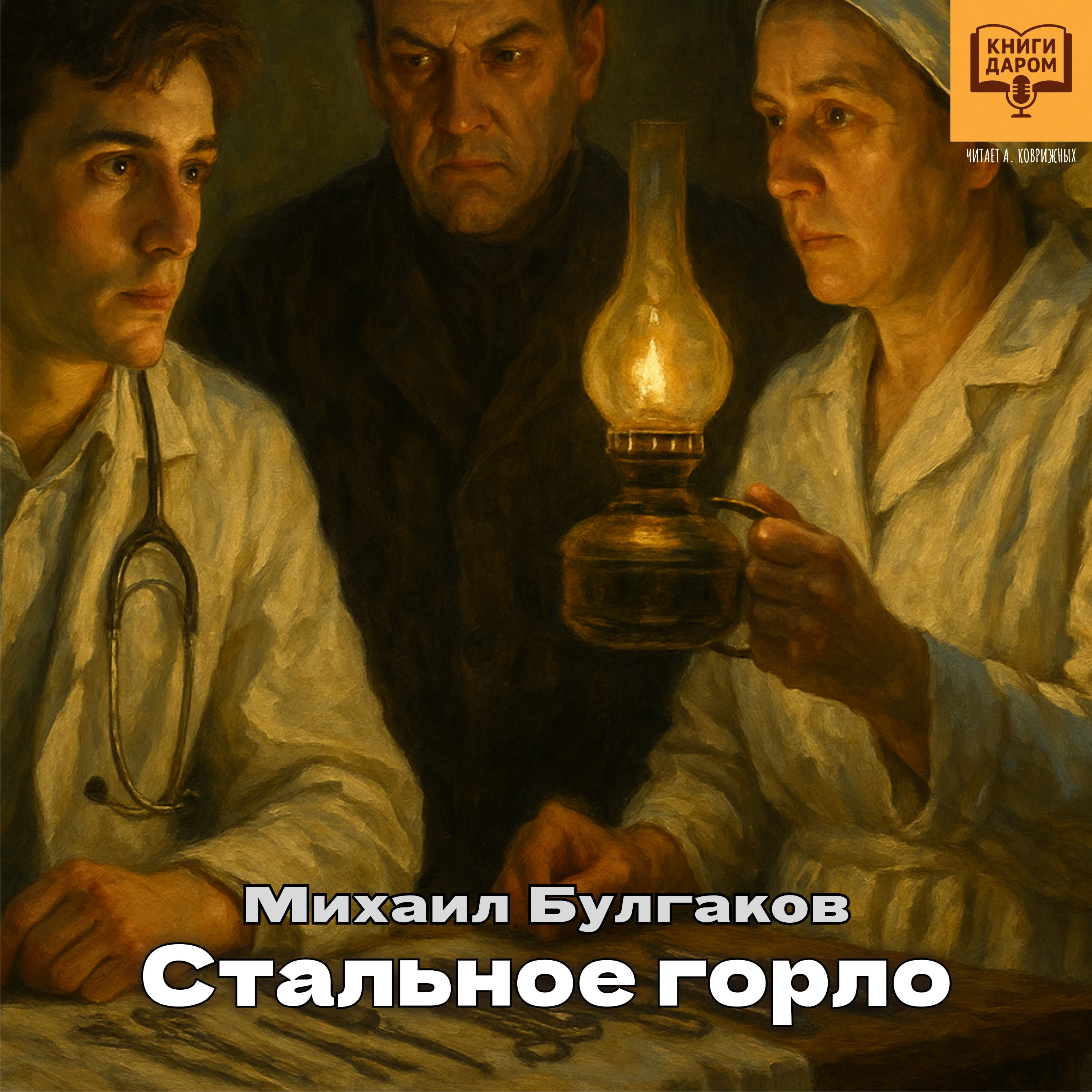 Книги даром. Михаил Булгаков. «Записки юного врача. «Стальное горло»