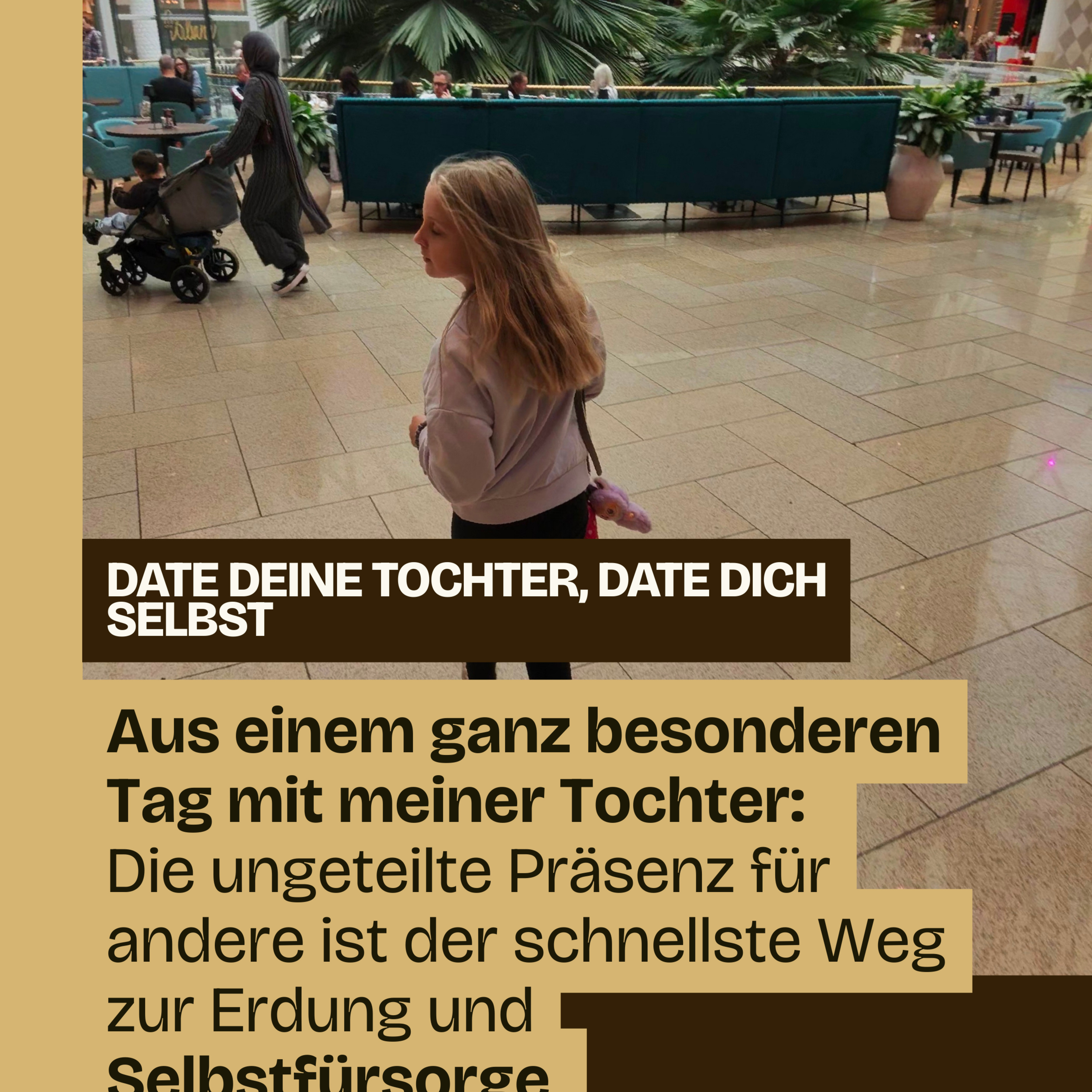 Date deine Tochter, Date dich selbst. Wie die 5-Minuten-Strategie aus dem Vater-Tochter-Date Stress auflöst. Episode 8 episode artwork
