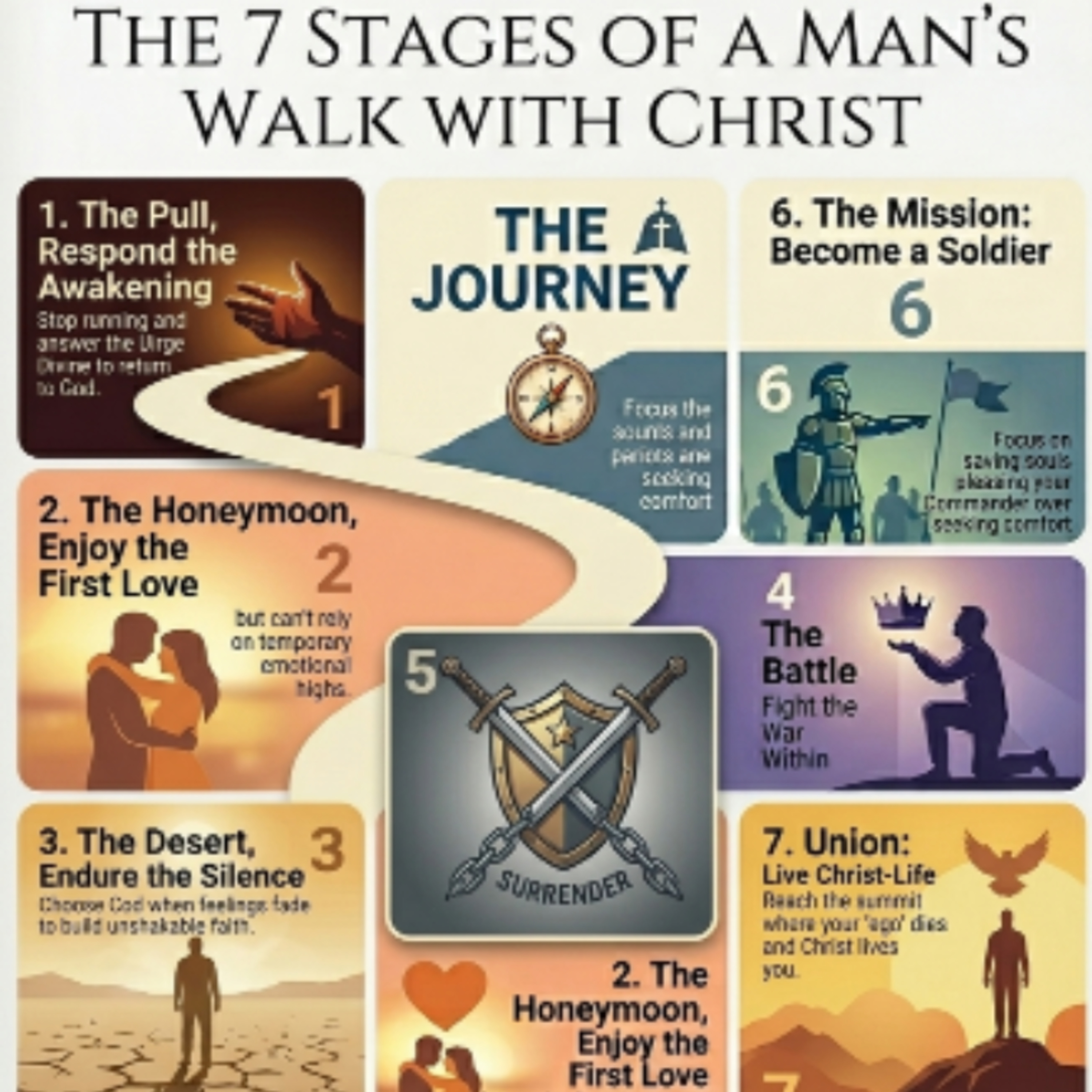 The 7 Stages of a Man's Walk with Christ episode artwork