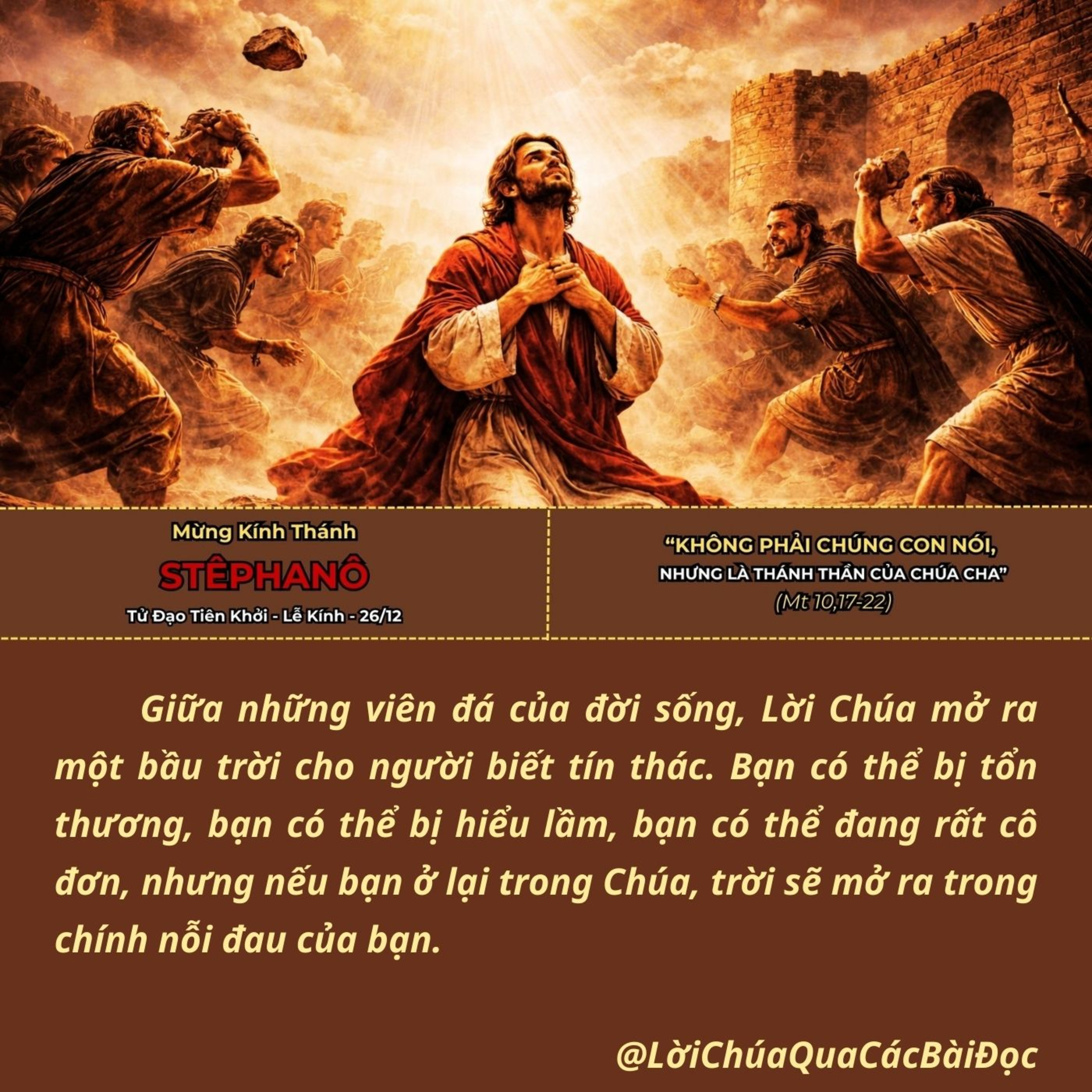 [26/12/2025] Lời Chúa Thứ Sáu – Thánh Stephano (Tử Đạo Tiên Khởi) episode artwork