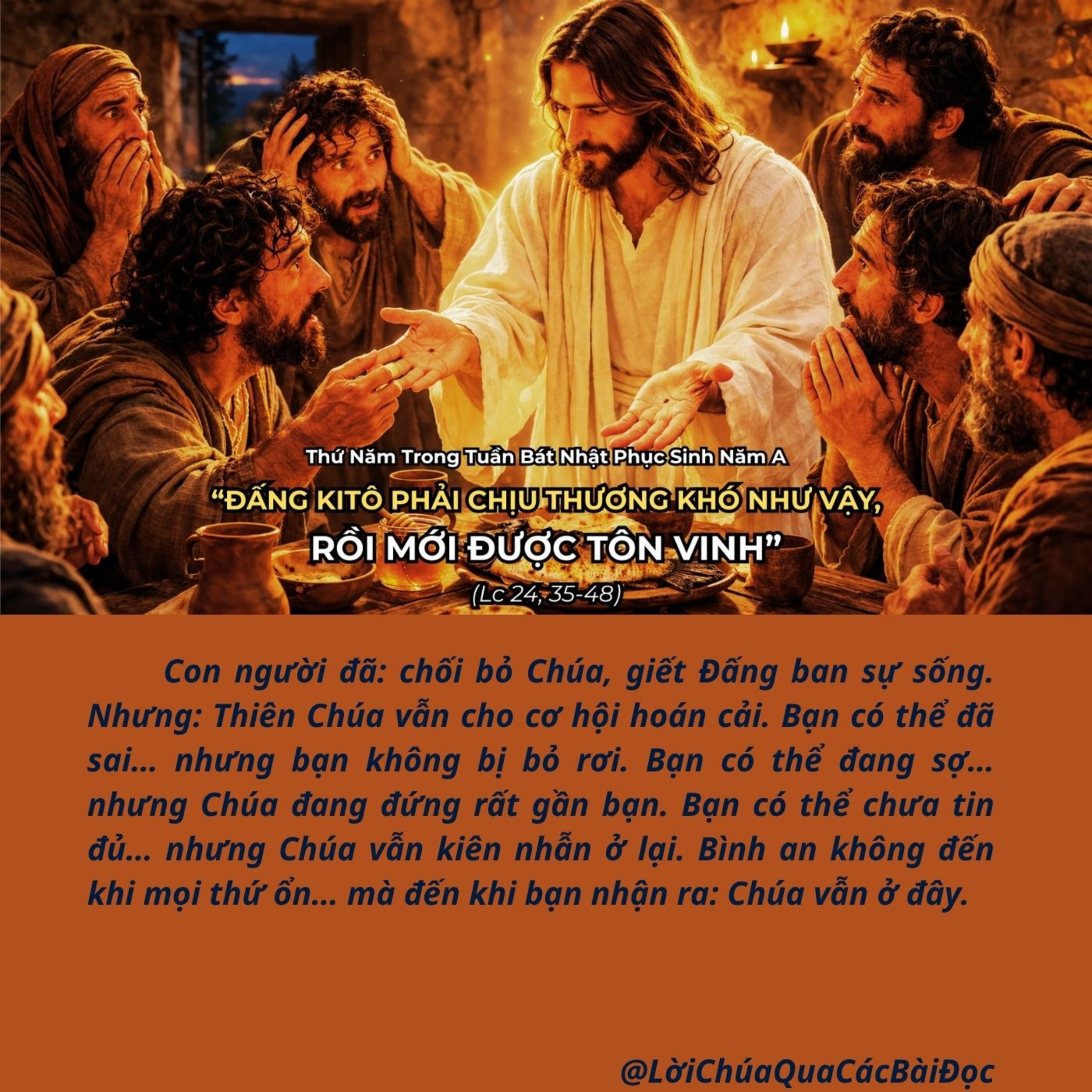 [09/04/2026] Lời Chúa Hôm Nay – Thứ Năm Trong Tuần Bát Nhật Phục Sinh Năm A episode artwork