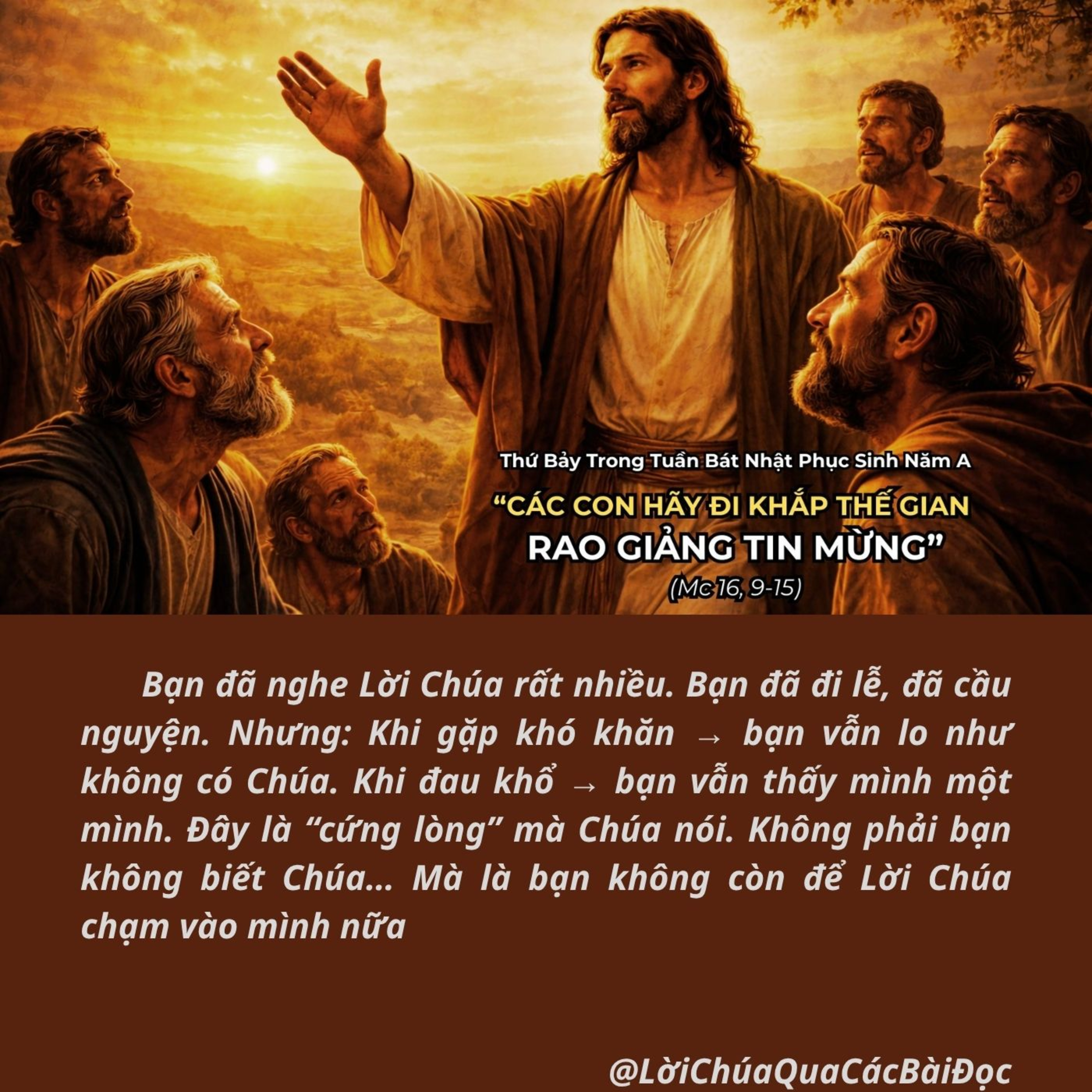 [11/04/2026] Lời Chúa Hôm Nay – Thứ Bảy Trong Tuần Bát Nhật Phục Sinh Năm A episode artwork