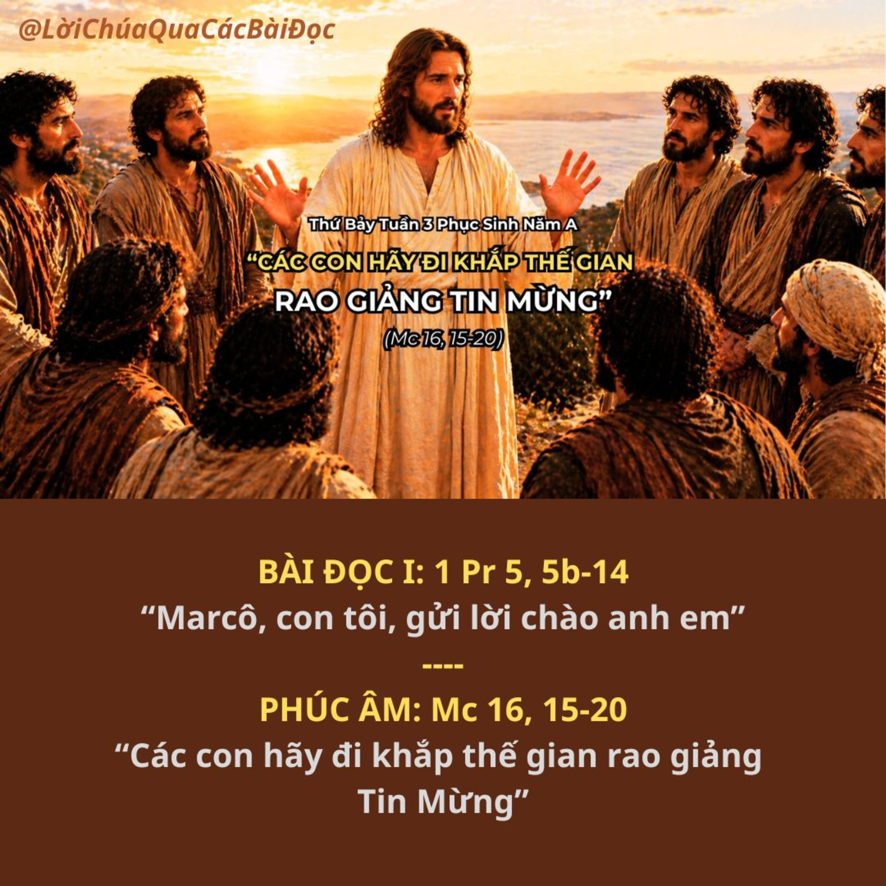 [25/04/2026] Lời Chúa Hôm Nay – Thứ Bảy Tuần 3 Phục Sinh Năm A episode artwork