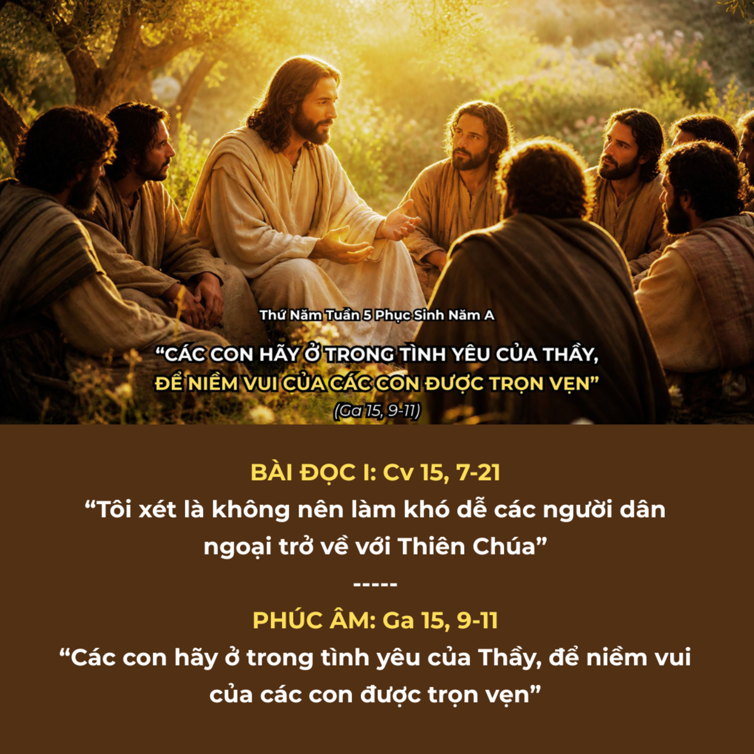 [07/05/2026] Lời Chúa Hôm Nay – Thứ Năm Tuần 5 Phục Sinh Năm A episode artwork