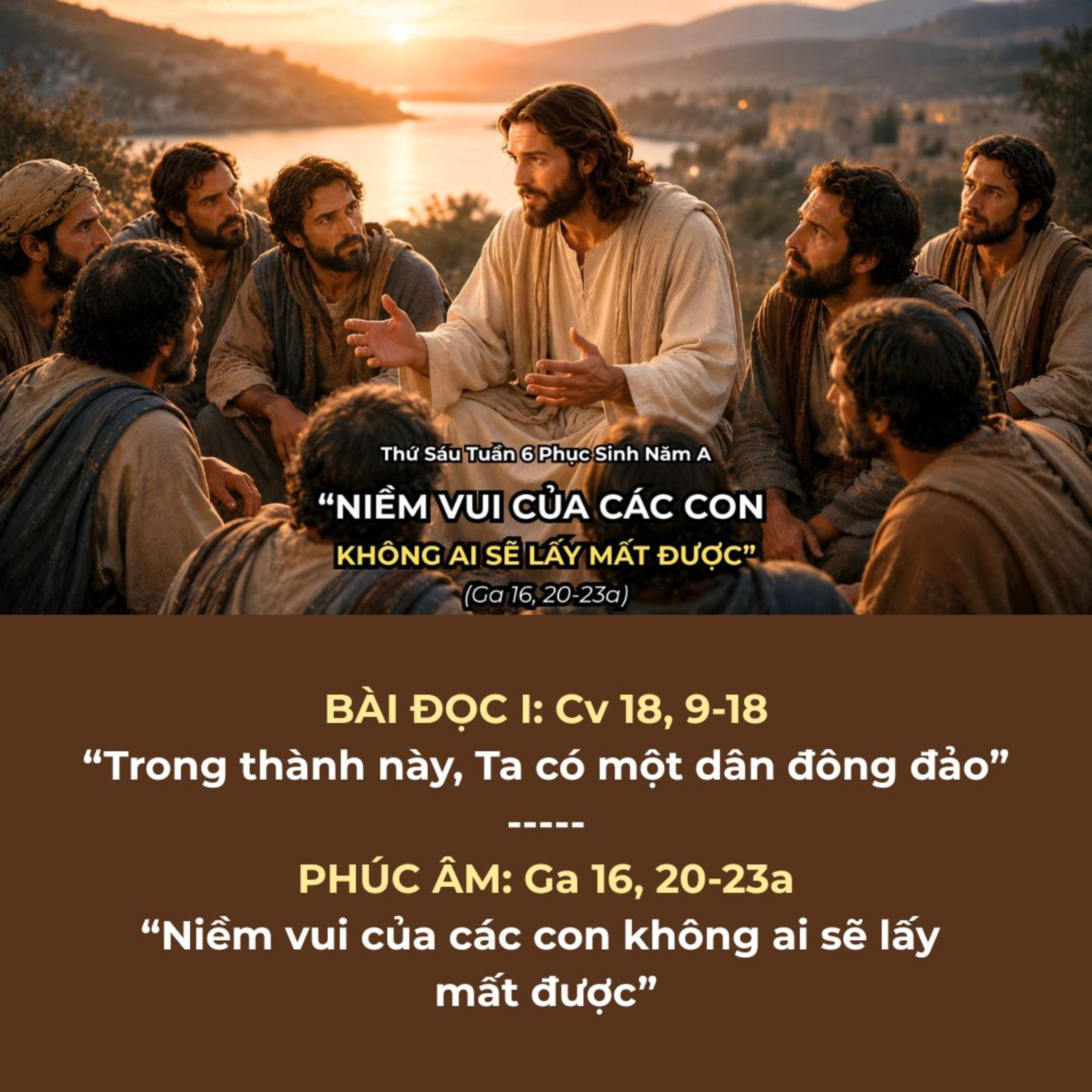 [15/05/2026] Lời Chúa Hôm Nay – Thứ Sáu Tuần 6 Phục Sinh Năm A episode artwork