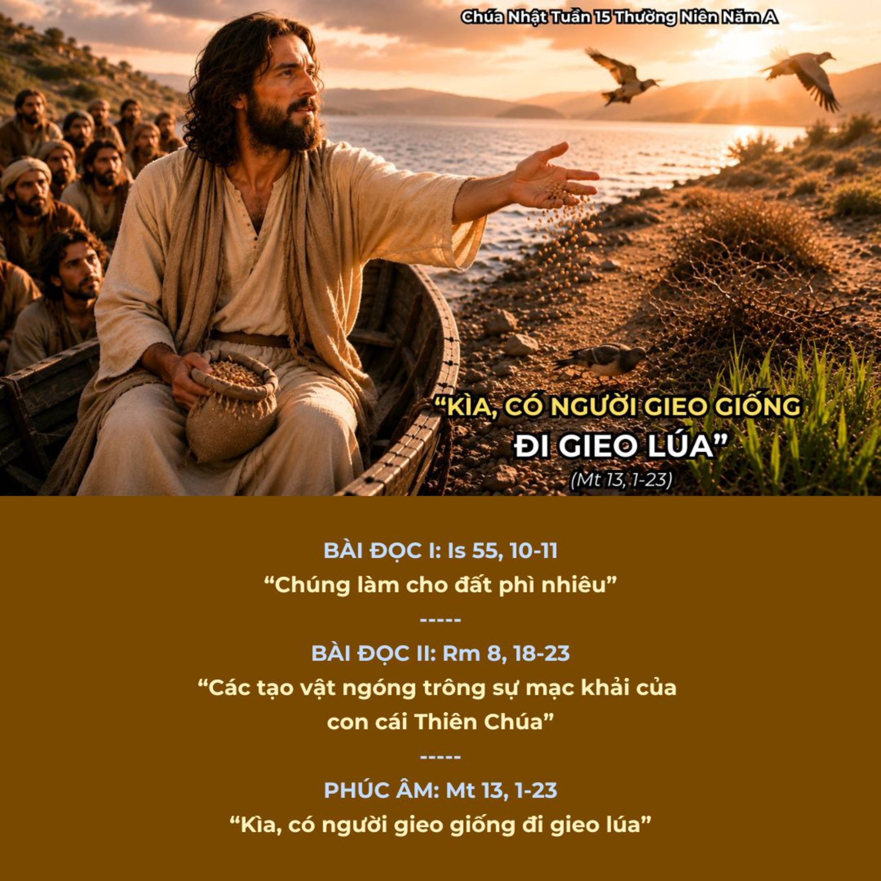 [12/07/2026] Lời Chúa Hôm Nay – Chúa Nhật Tuần 15 Thường Niên Năm A | Bài Đọc & Suy Niệm Lời Chúa episode artwork