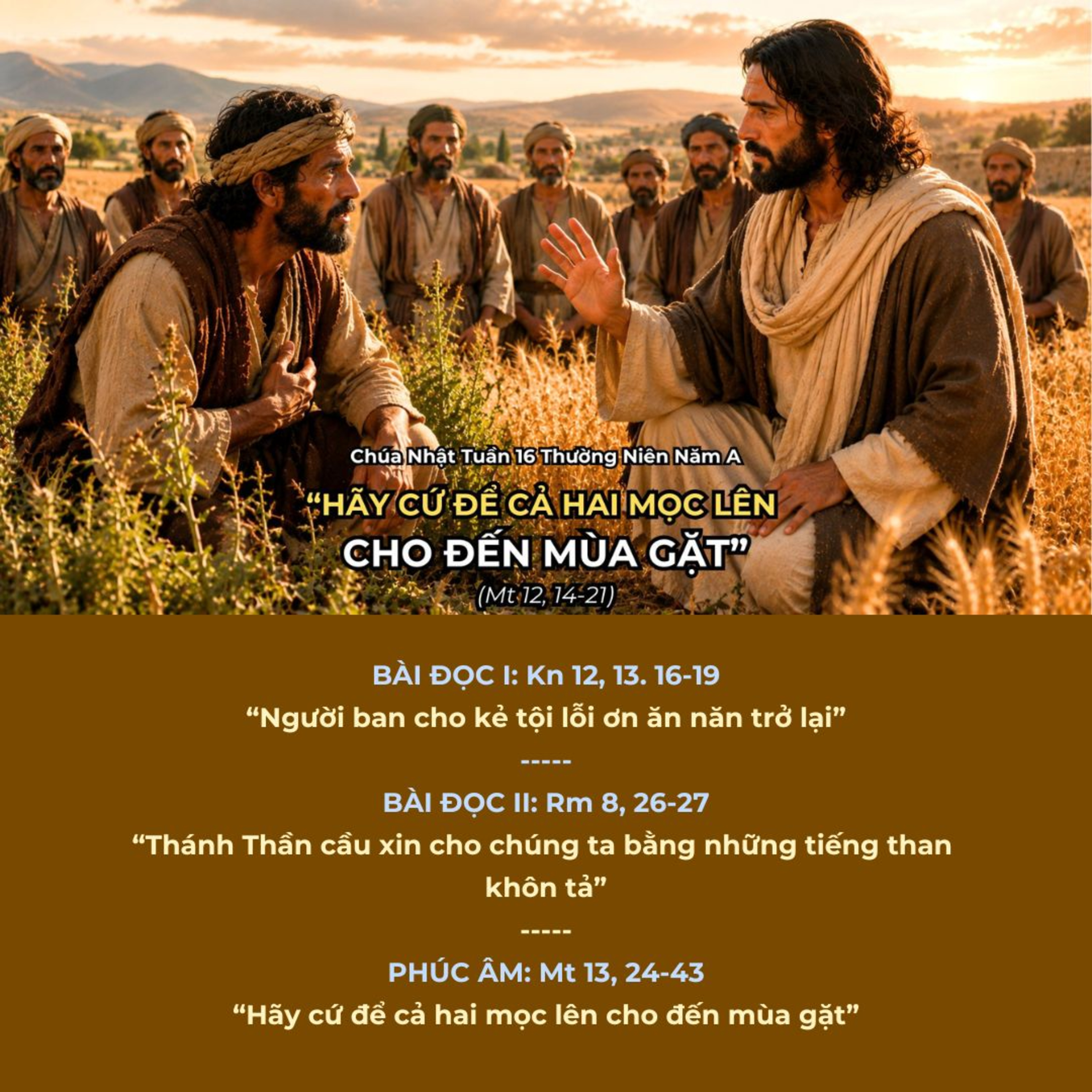 [19/07/2026] Lời Chúa Hôm Nay – Chúa Nhật Tuần 16 Thường Niên Năm A | Bài Đọc & Suy Niệm Lời Chúa episode artwork