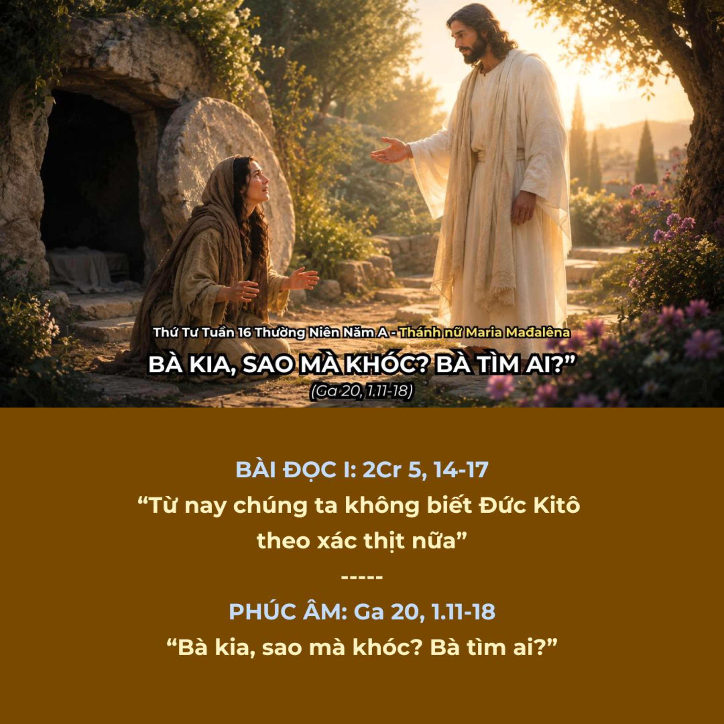 [22/07/2026] Lời Chúa Hôm Nay – Thứ Tư Tuần 16 Thường Niên Năm A | Bài Đọc & Suy Niệm Lời Chúa episode artwork
