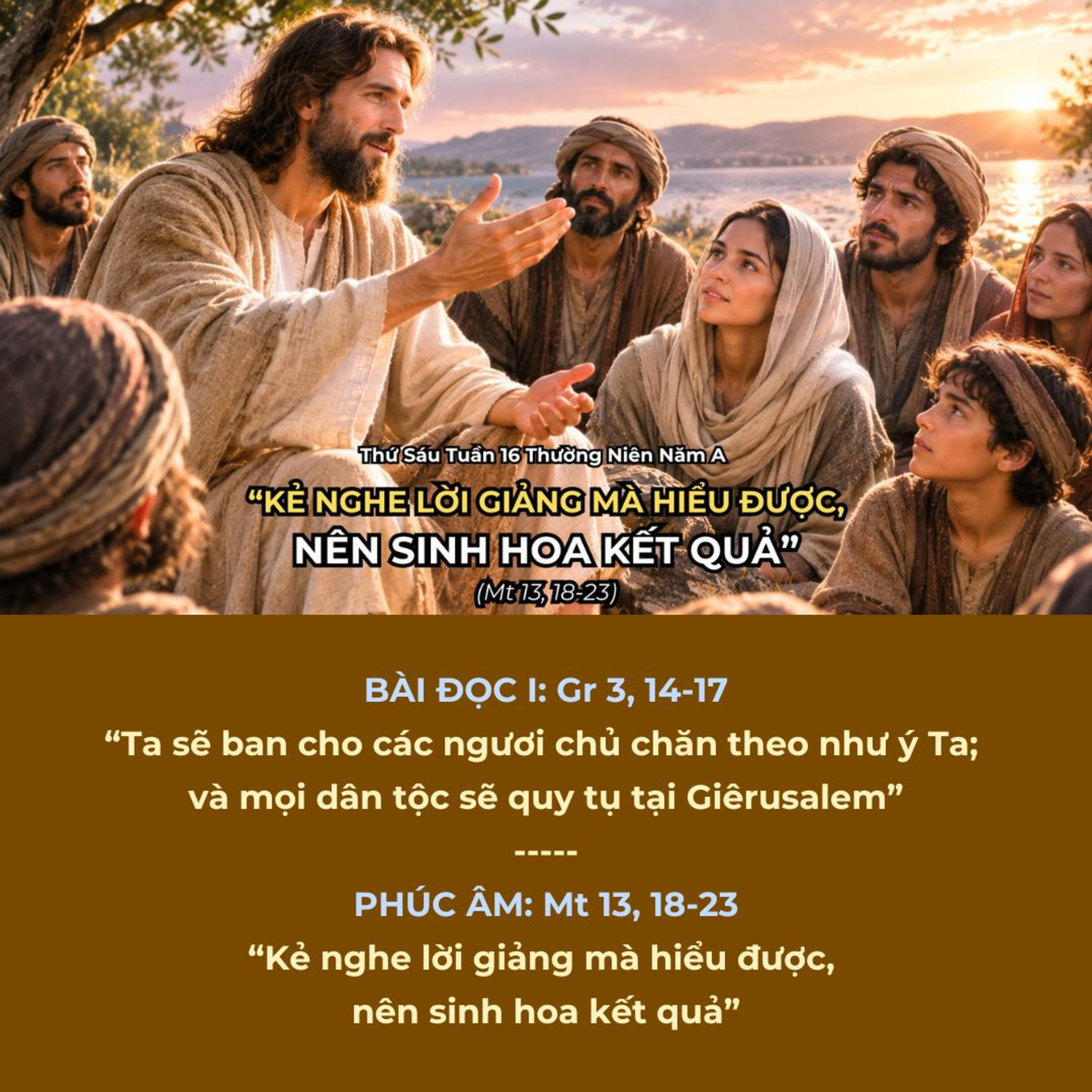 [24/07/2026] Lời Chúa Hôm Nay – Thứ Sáu Tuần 16 Thường Niên Năm A | Bài Đọc & Suy Niệm Lời Chúa episode artwork