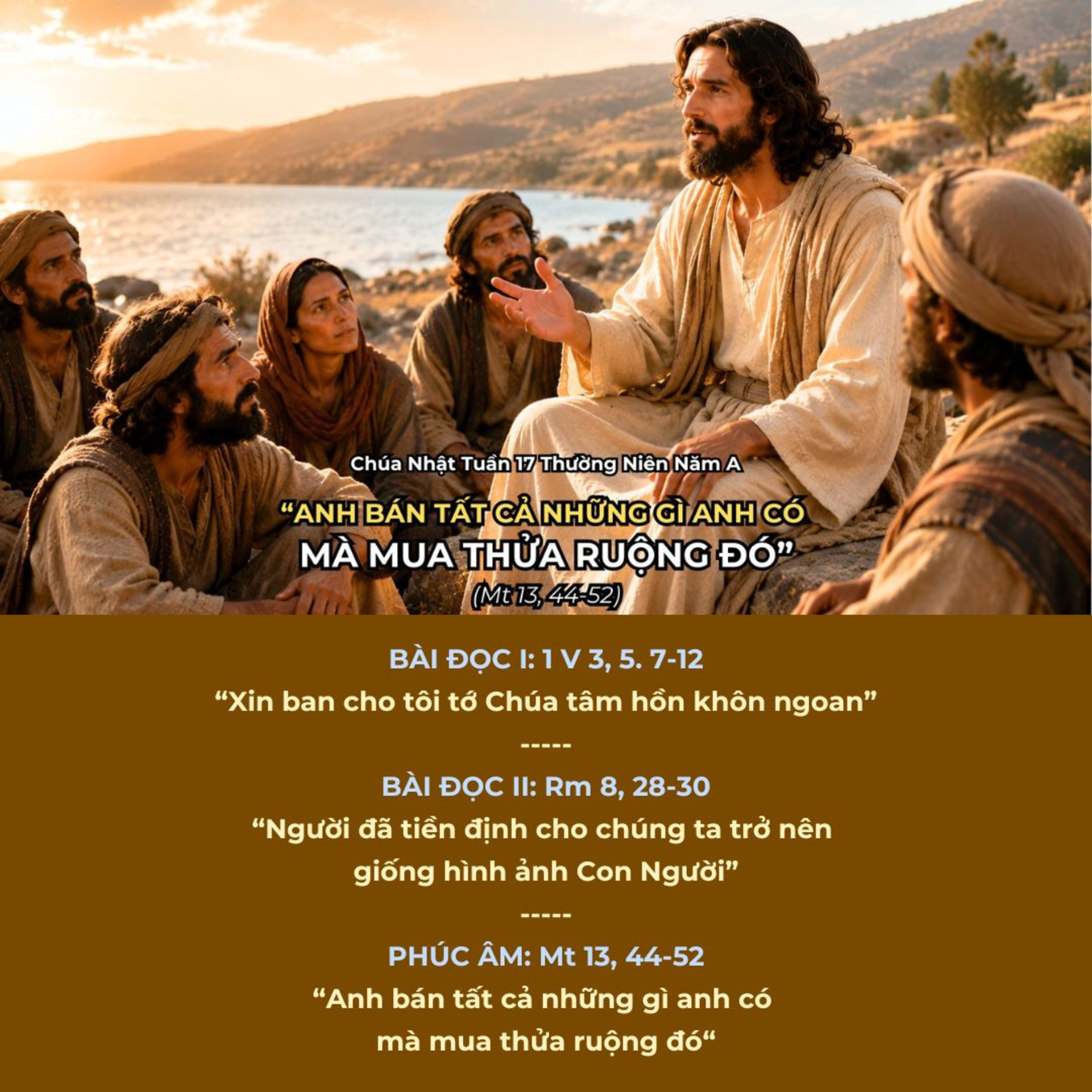 [26/07/2026] Lời Chúa Hôm Nay – Chúa Nhật Tuần 17 Thường Niên Năm A | Bài Đọc & Suy Niệm Lời Chúa episode artwork