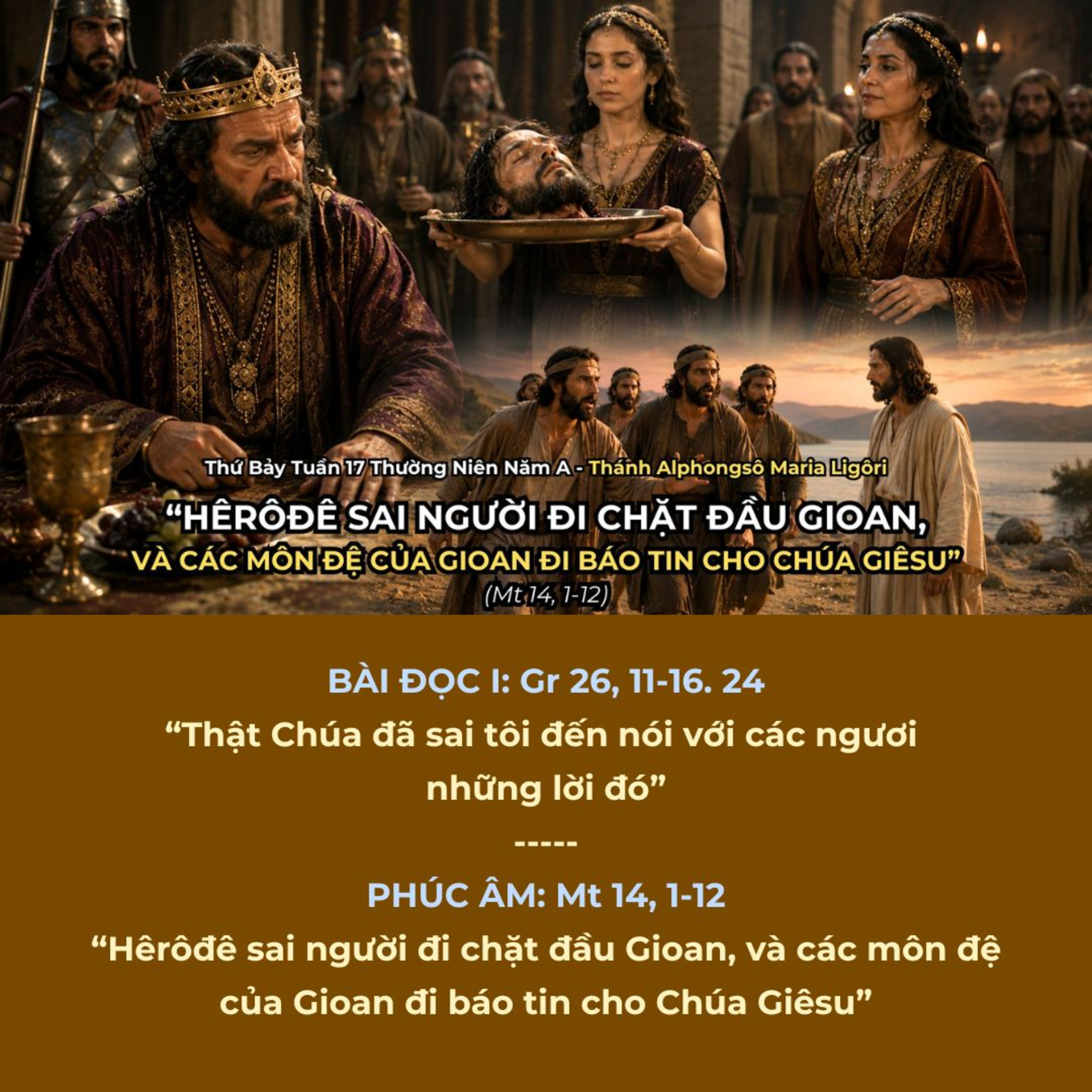 [01/08/2026] Lời Chúa Hôm Nay – Thứ Bảy Tuần 17 Thường Niên Năm A | Bài Đọc & Suy Niệm Lời Chúa episode artwork
