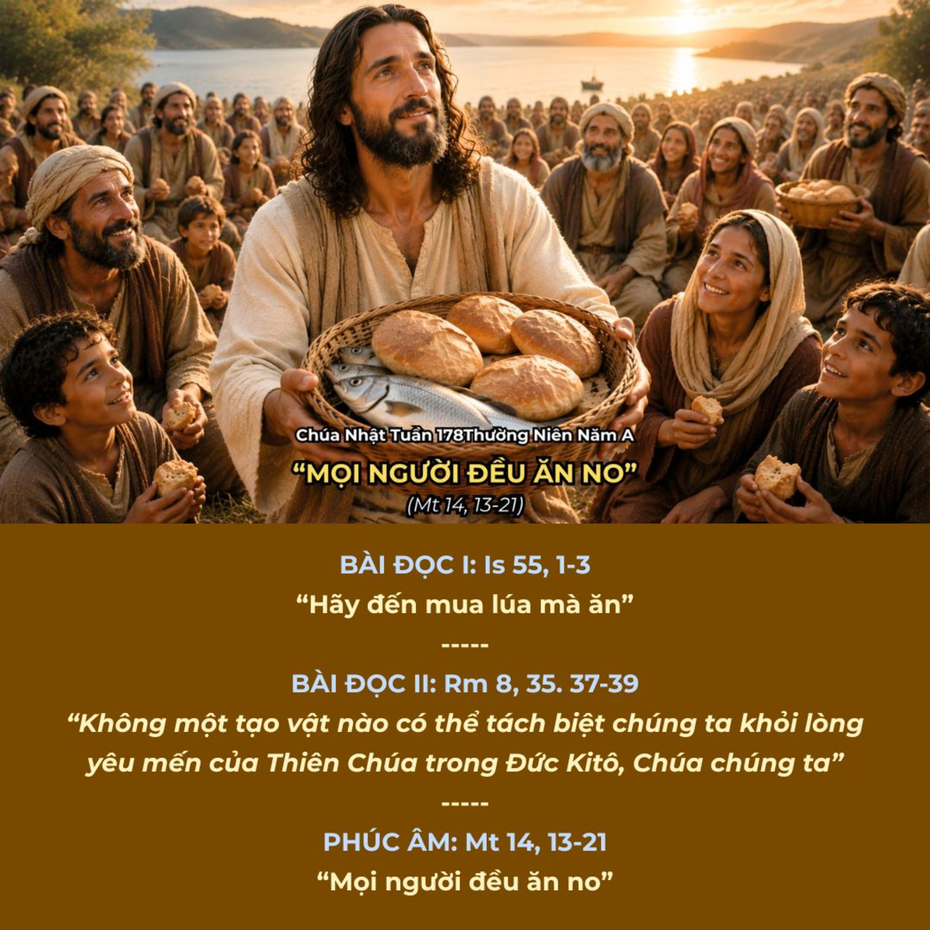 [02/08/2026] Lời Chúa Hôm Nay – Chúa Nhật Tuần 18 Thường Niên Năm A | Bài Đọc & Suy Niệm Lời Chúa episode artwork