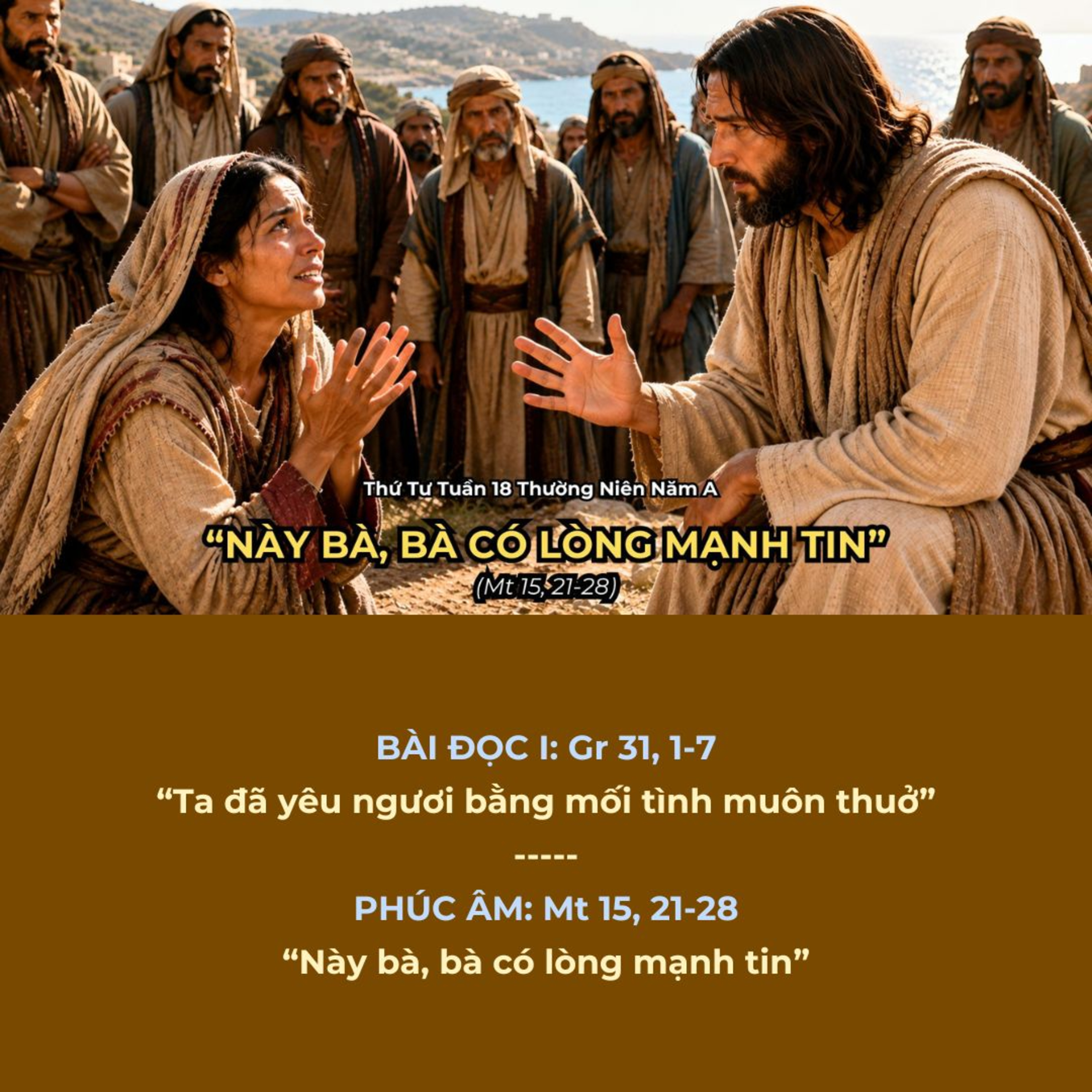 [05/08/2026] Lời Chúa Hôm Nay – Thứ Tư Tuần 18 Thường Niên Năm A | Bài Đọc & Suy Niệm Lời Chúa episode artwork