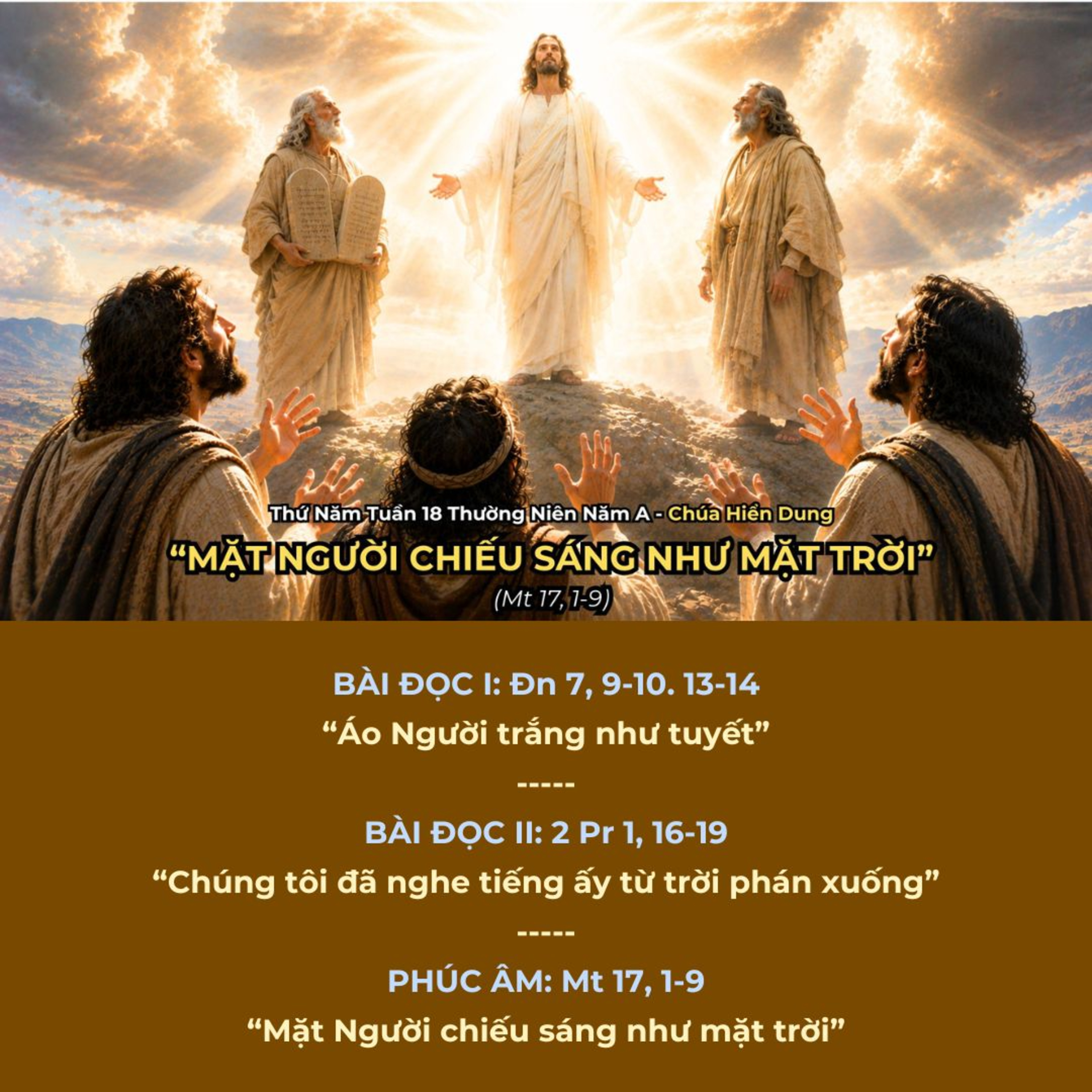 [06/08/2026] Lời Chúa Hôm Nay – Thứ Năm Tuần 18 Thường Niên Năm A | Bài Đọc & Suy Niệm Lời Chúa episode artwork