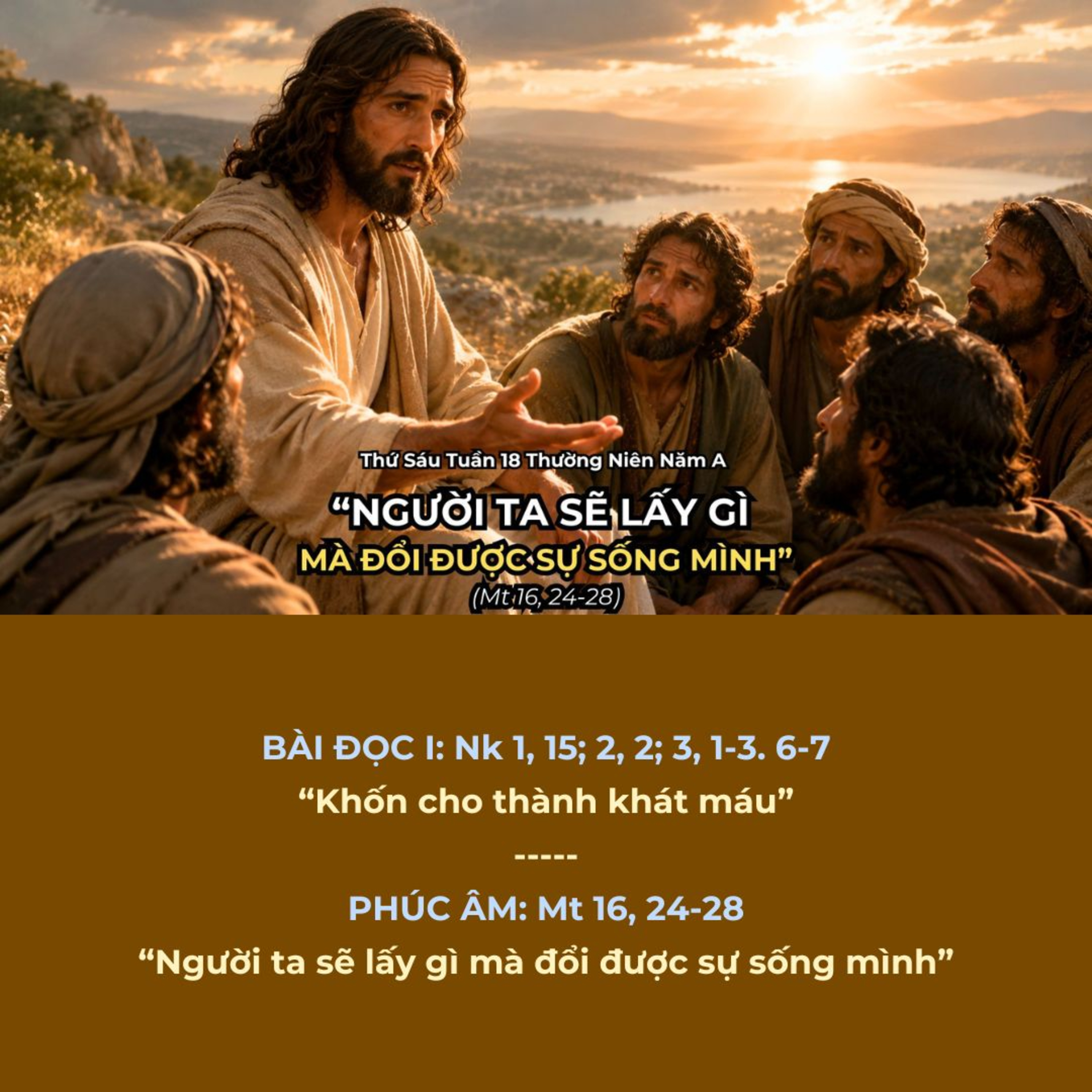 [07/08/2026] Lời Chúa Hôm Nay – Thứ Sáu Tuần 18 Thường Niên Năm A | Bài Đọc & Suy Niệm Lời Chúa episode artwork