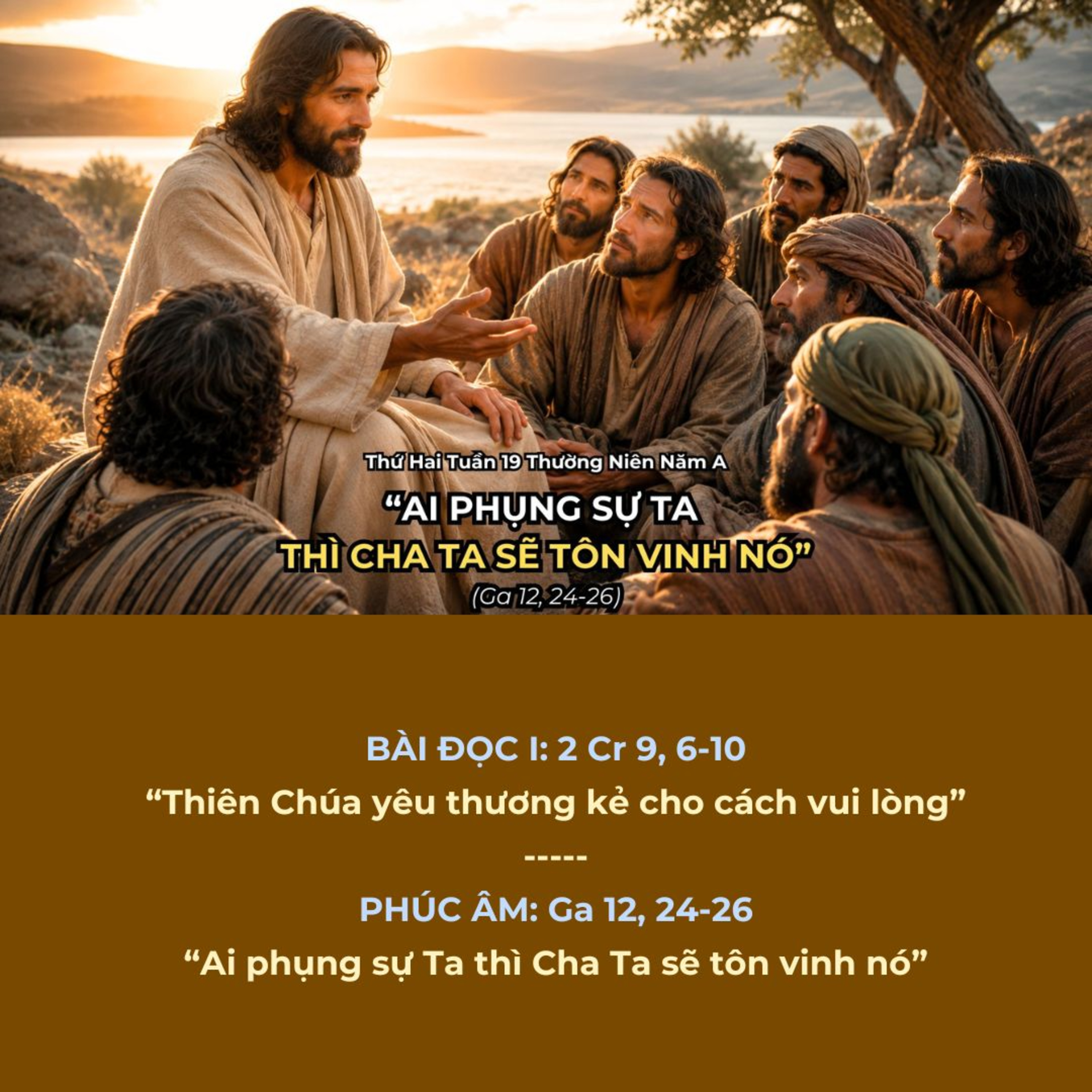 [10/08/2026] Lời Chúa Hôm Nay – Thứ Hai Tuần 19 Thường Niên Năm A | Bài Đọc & Suy Niệm Lời Chúa episode artwork