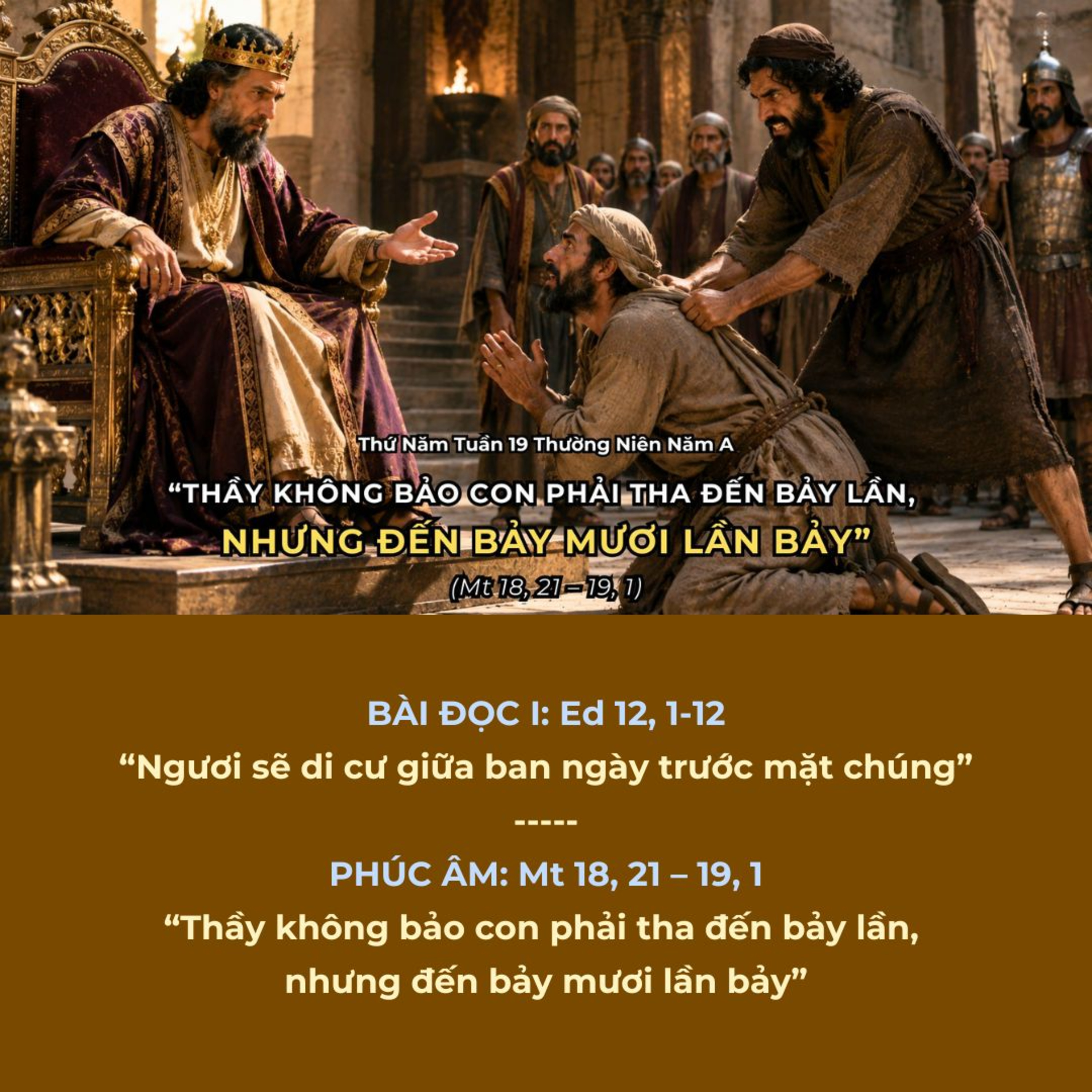 [13/08/2026] Lời Chúa Hôm Nay – Thứ Năm Tuần 19 Thường Niên Năm A | Bài Đọc & Suy Niệm Lời Chúa episode artwork