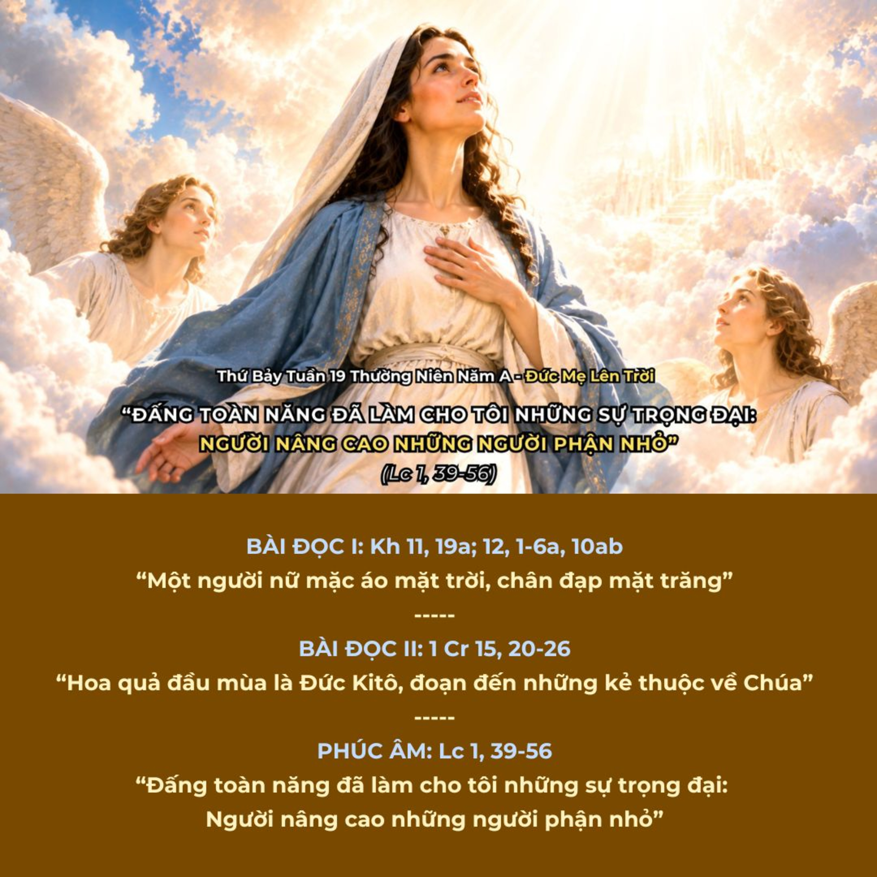 [15/08/2026] Lời Chúa Hôm Nay – Thứ Bảy Tuần 19 Thường Niên Năm A | Bài Đọc & Suy Niệm Lời Chúa episode artwork