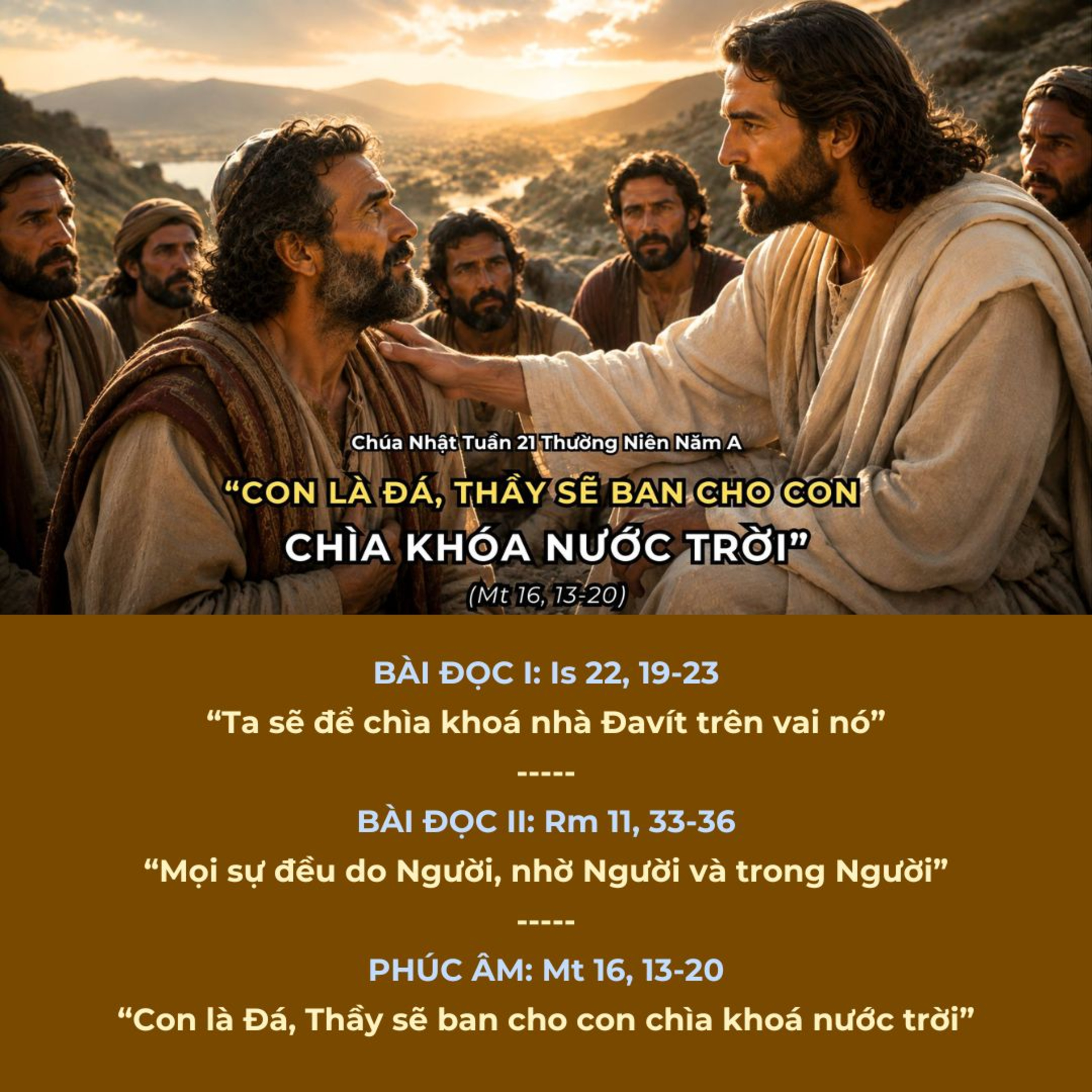 [23/08/2026] Lời Chúa Hôm Nay – Chúa Nhật Tuần 21 Thường Niên Năm A | Bài Đọc & Suy Niệm Lời Chúa episode artwork