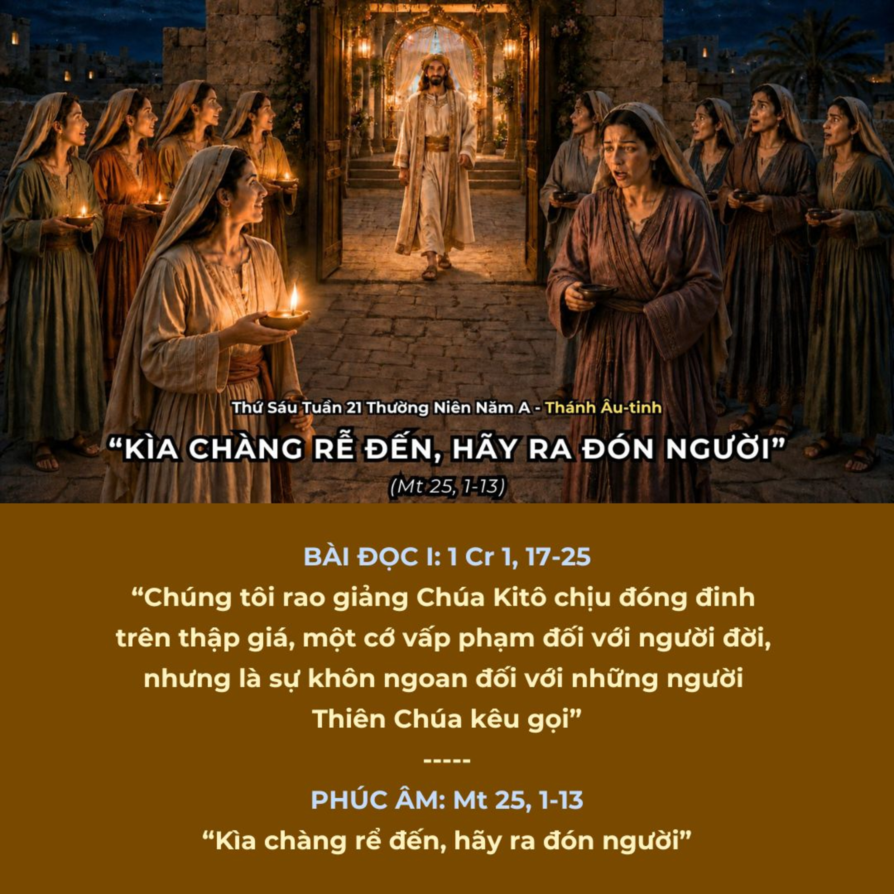 [28/08/2026] Lời Chúa Hôm Nay – Thứ Sáu Tuần 21 Thường Niên Năm A | Bài Đọc & Suy Niệm Lời Chúa episode artwork