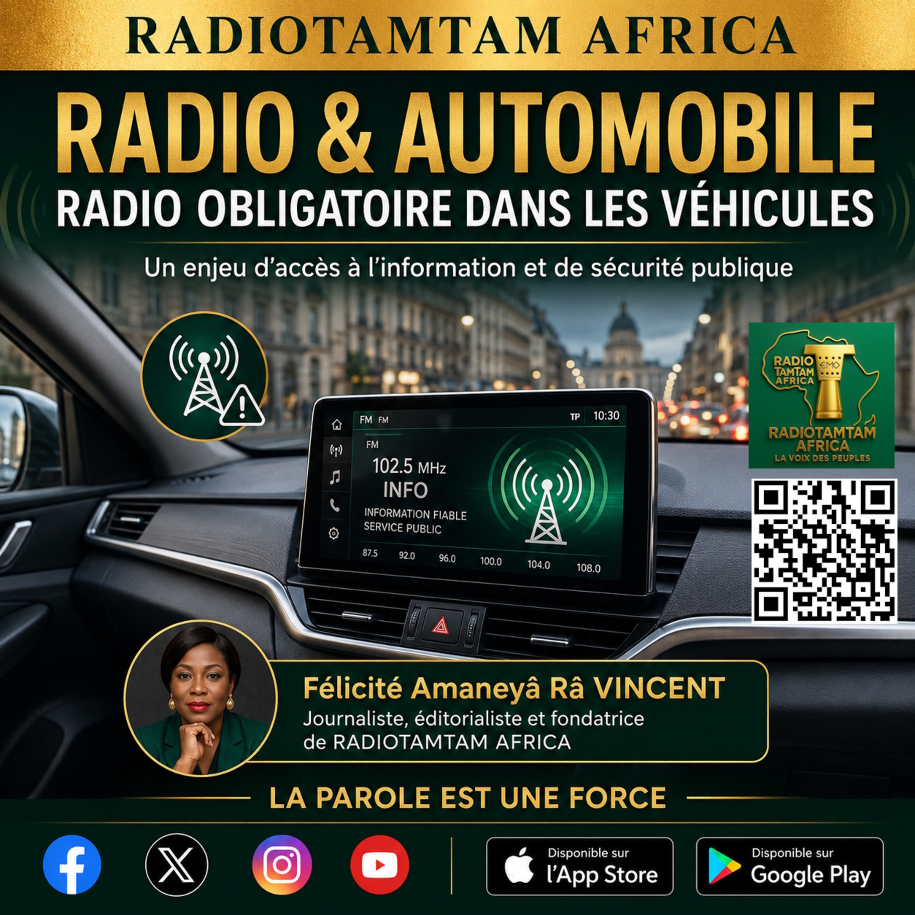 TAMBOURS PARLANTS COMMUNICATIONS Lautoradio est votre ceinture de sécurité80