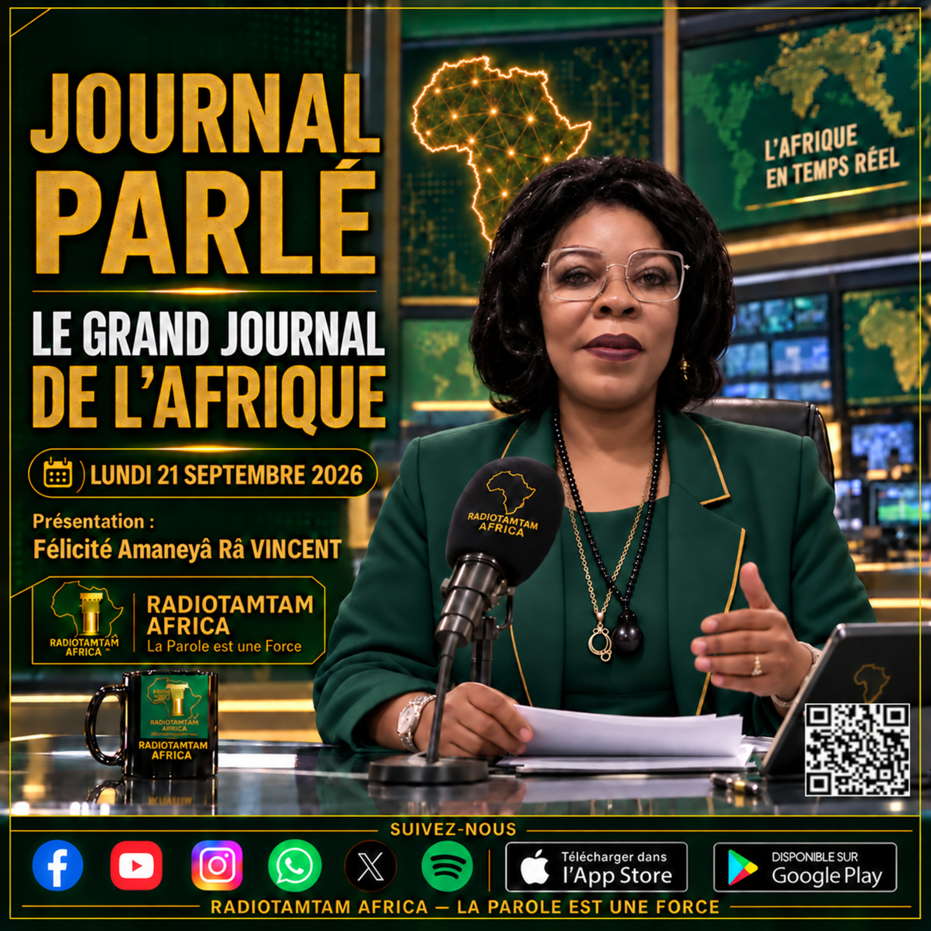 TAMBOURS PARLANTS COMMUNICATIONS L'or clandestin et l'opposant ougandais104 episode artwork
