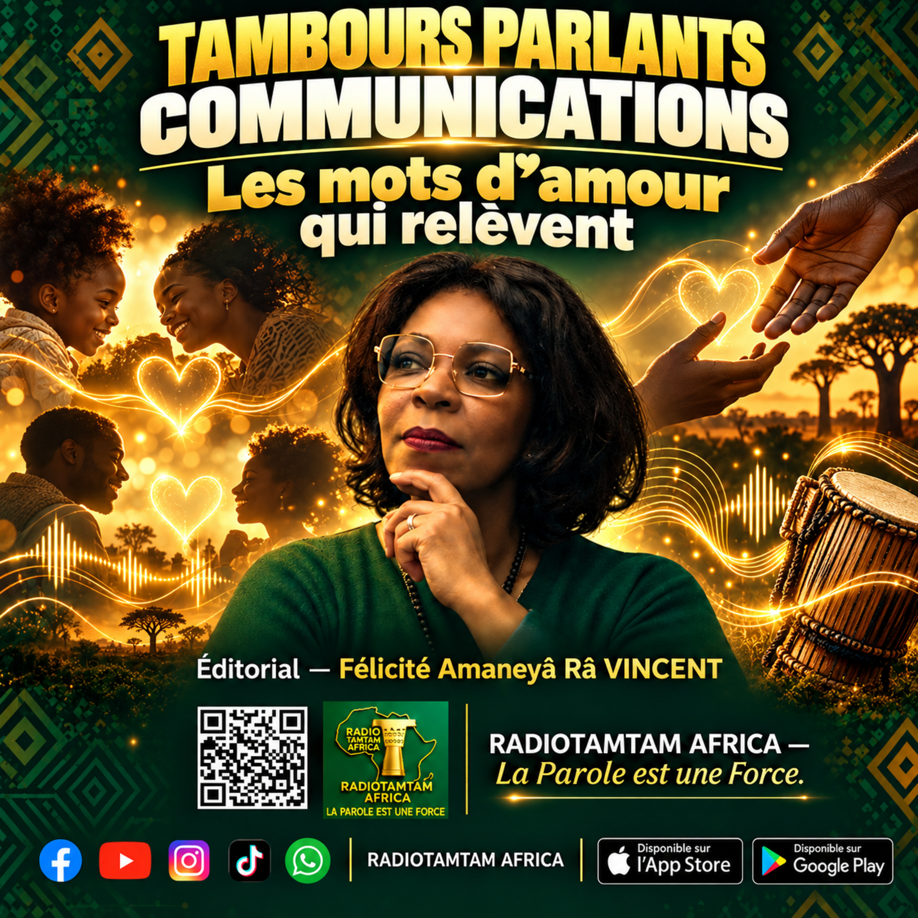 TAMBOURS PARLANTS COMMUNICATIONS Ces mots d'amour qui nous relèvent112 episode artwork