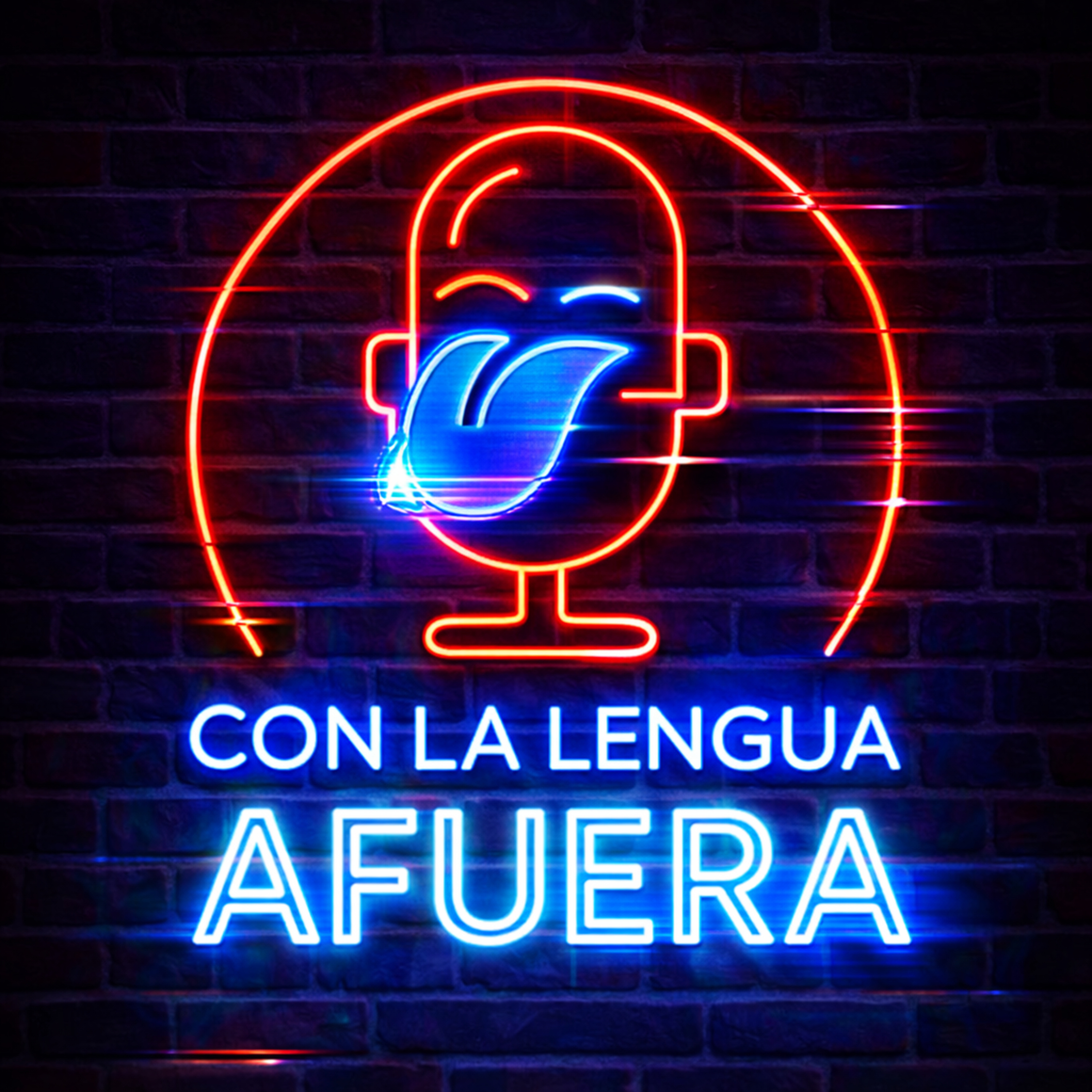 Portada de Con la lengua afuera