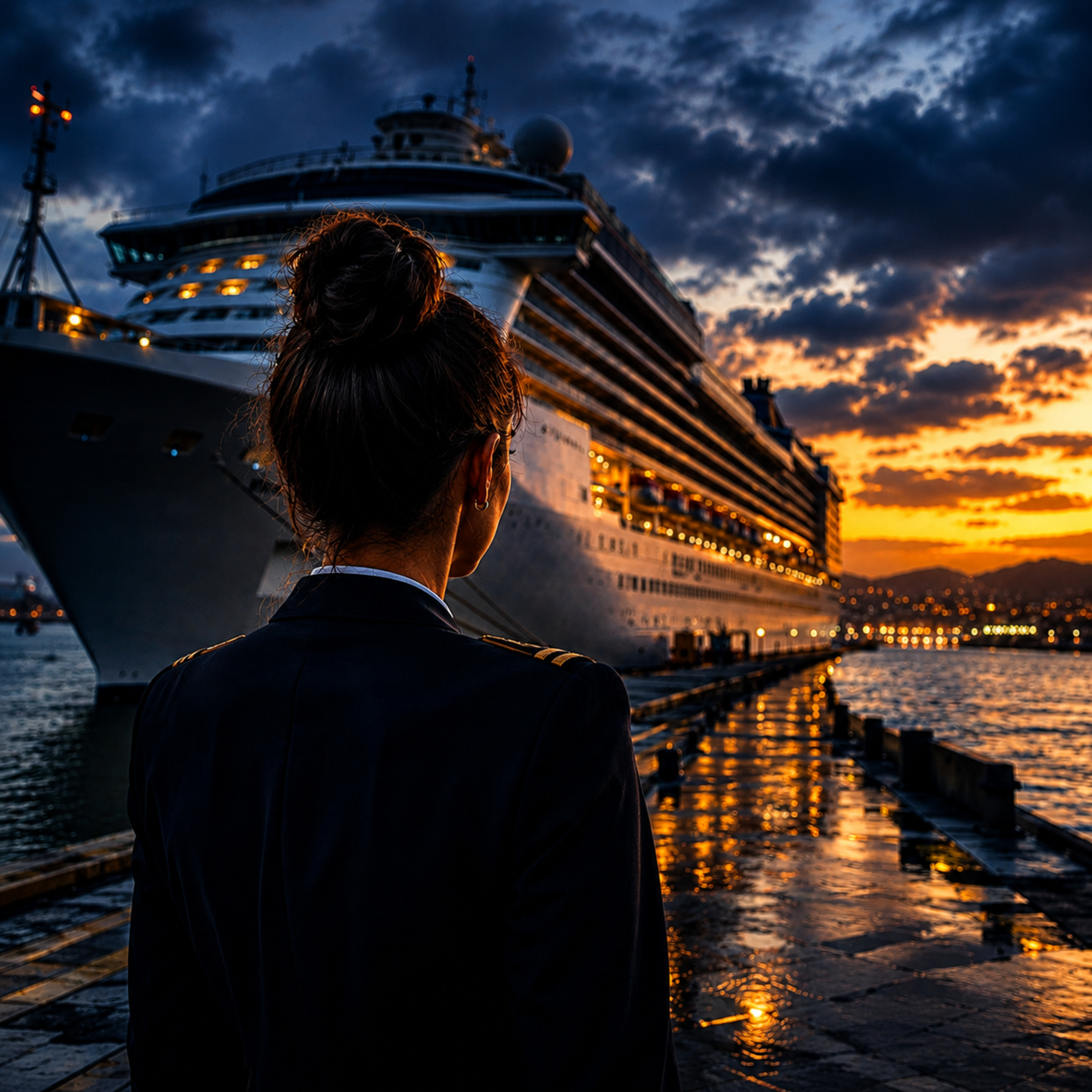 Between Ports — Episode 1: Arrival | Romance Story episode artwork