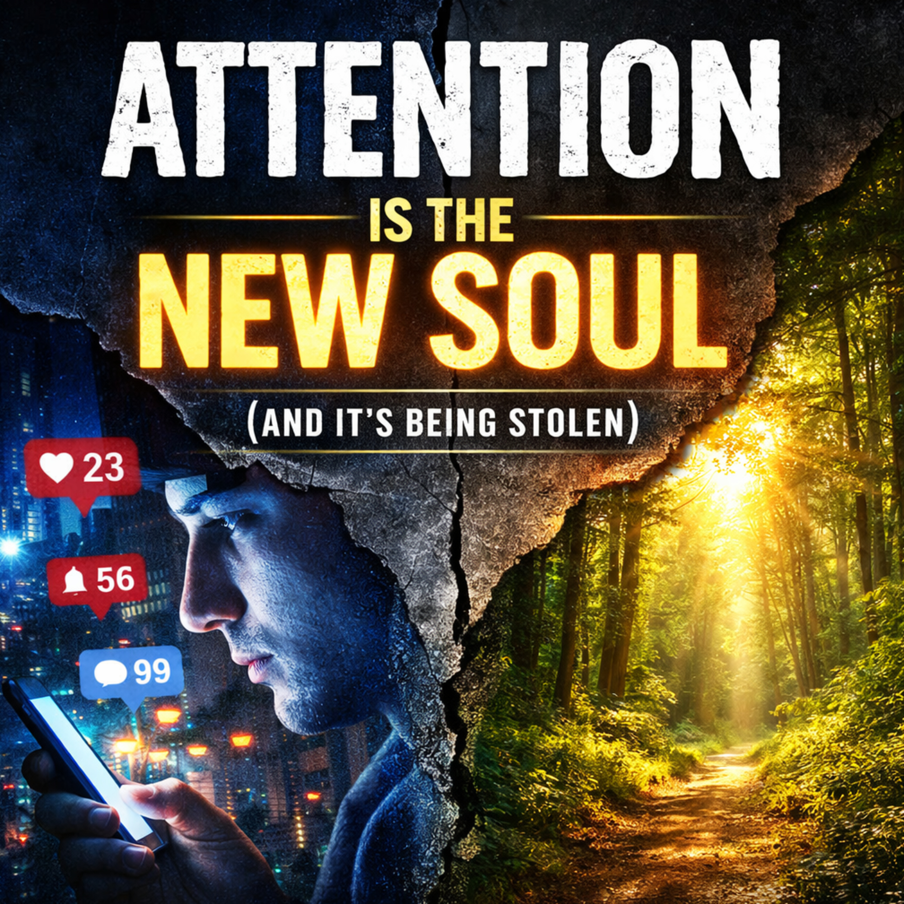 Attention Is the New Soul & Distraction Is the New Addiction.