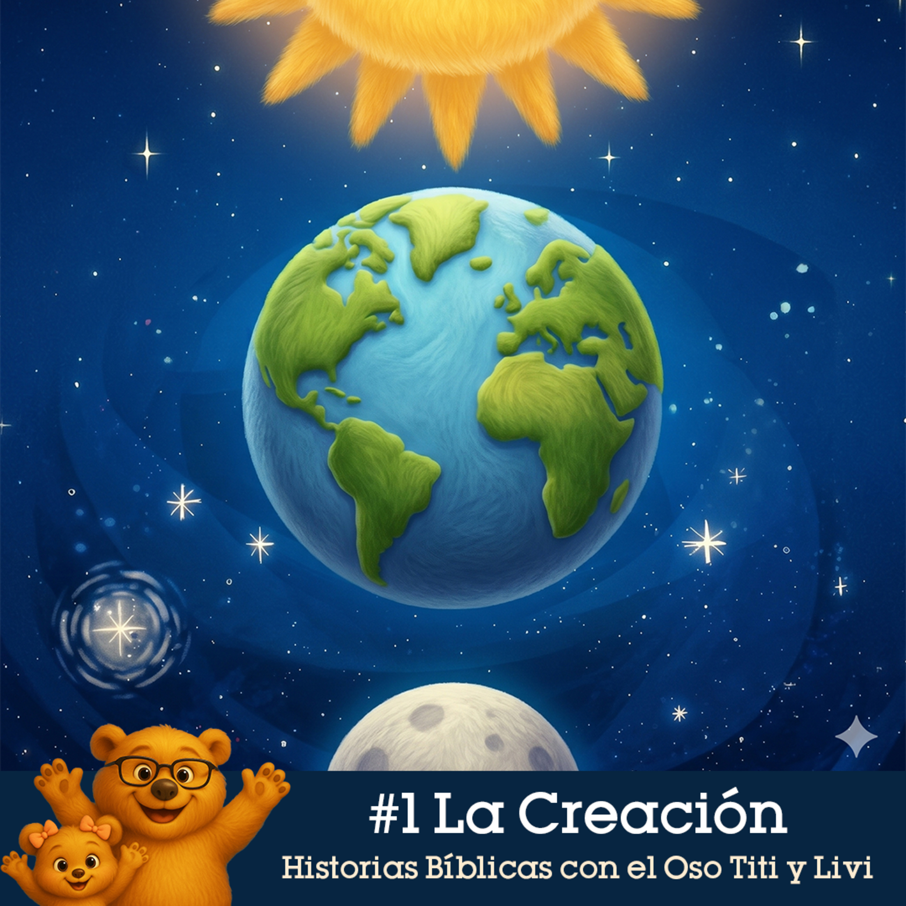 #1 La Creación: Historia Bíblica Suave para Dormir con el Oso Titi y Livi episode artwork