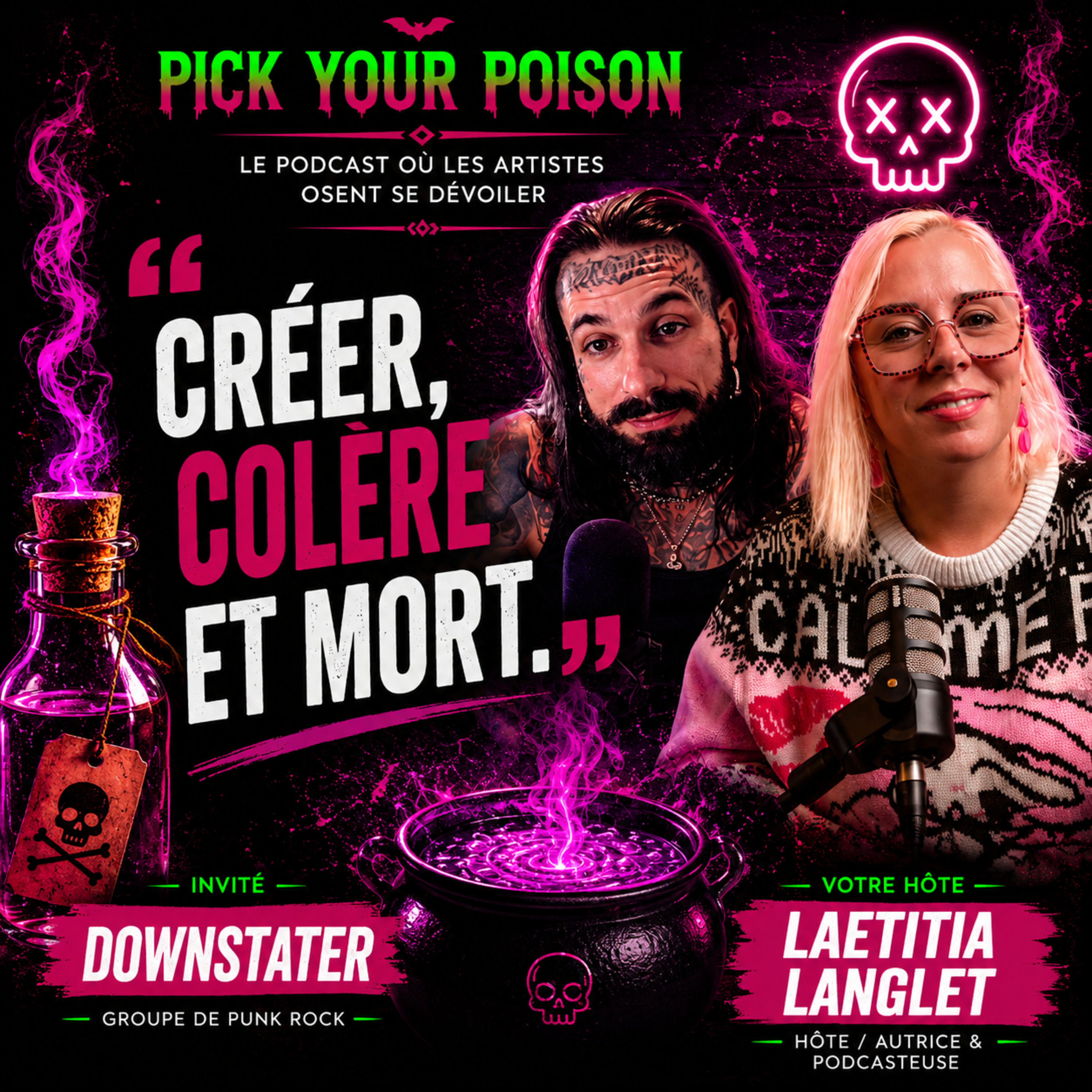 J-P de Downstater : Pourquoi créer, c’est mourir (punk rock & philosophie) - Pick Your Poison episode artwork