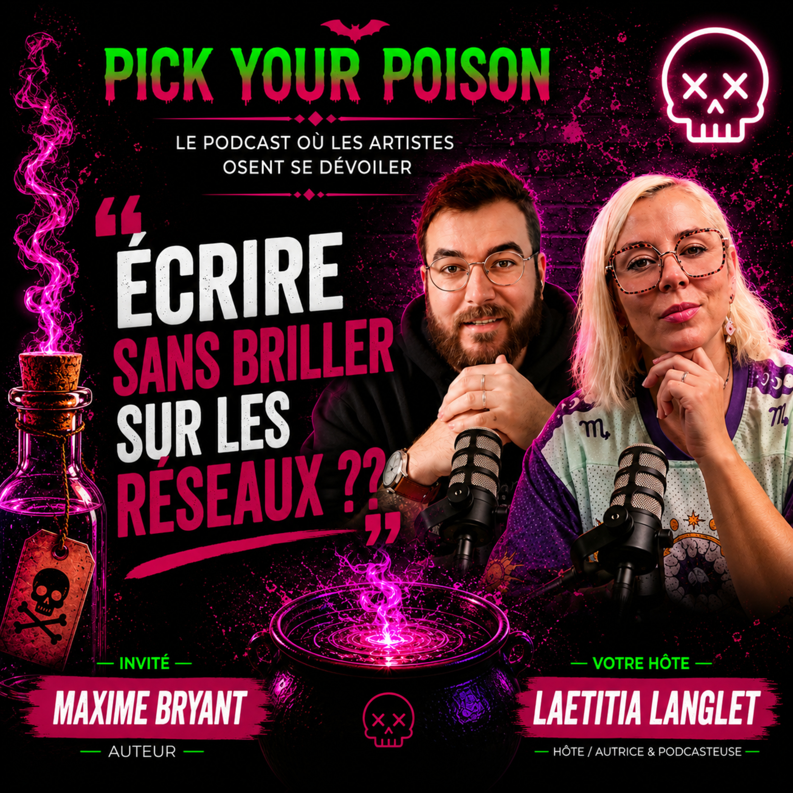 Écrire, réseaux et injustice dans l’édition | Maxime Briand – Pick Your Poison episode artwork