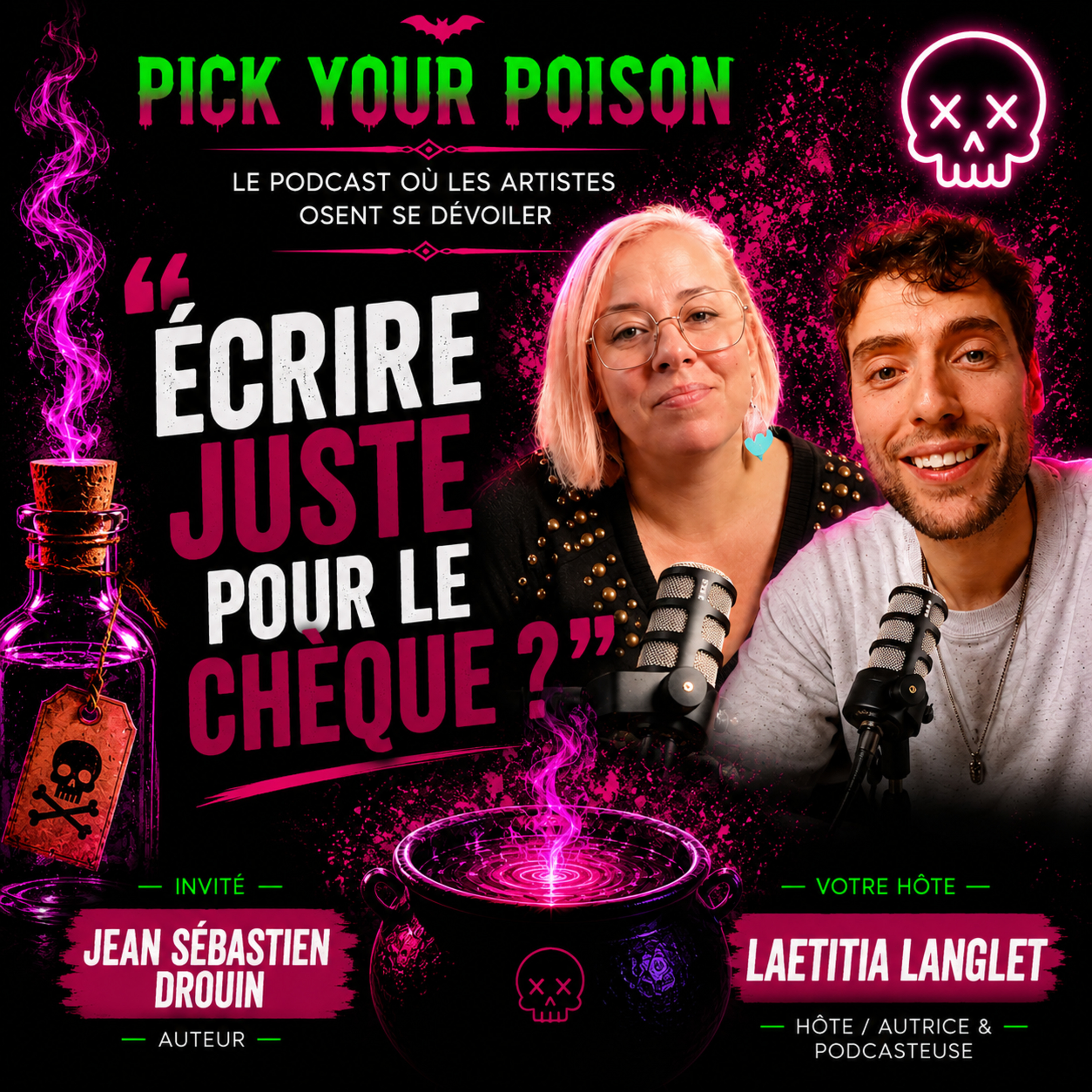 Écrire par passion ou pour l’argent ? | Jean-Sébastien Drouin – Pick Your Poison episode artwork