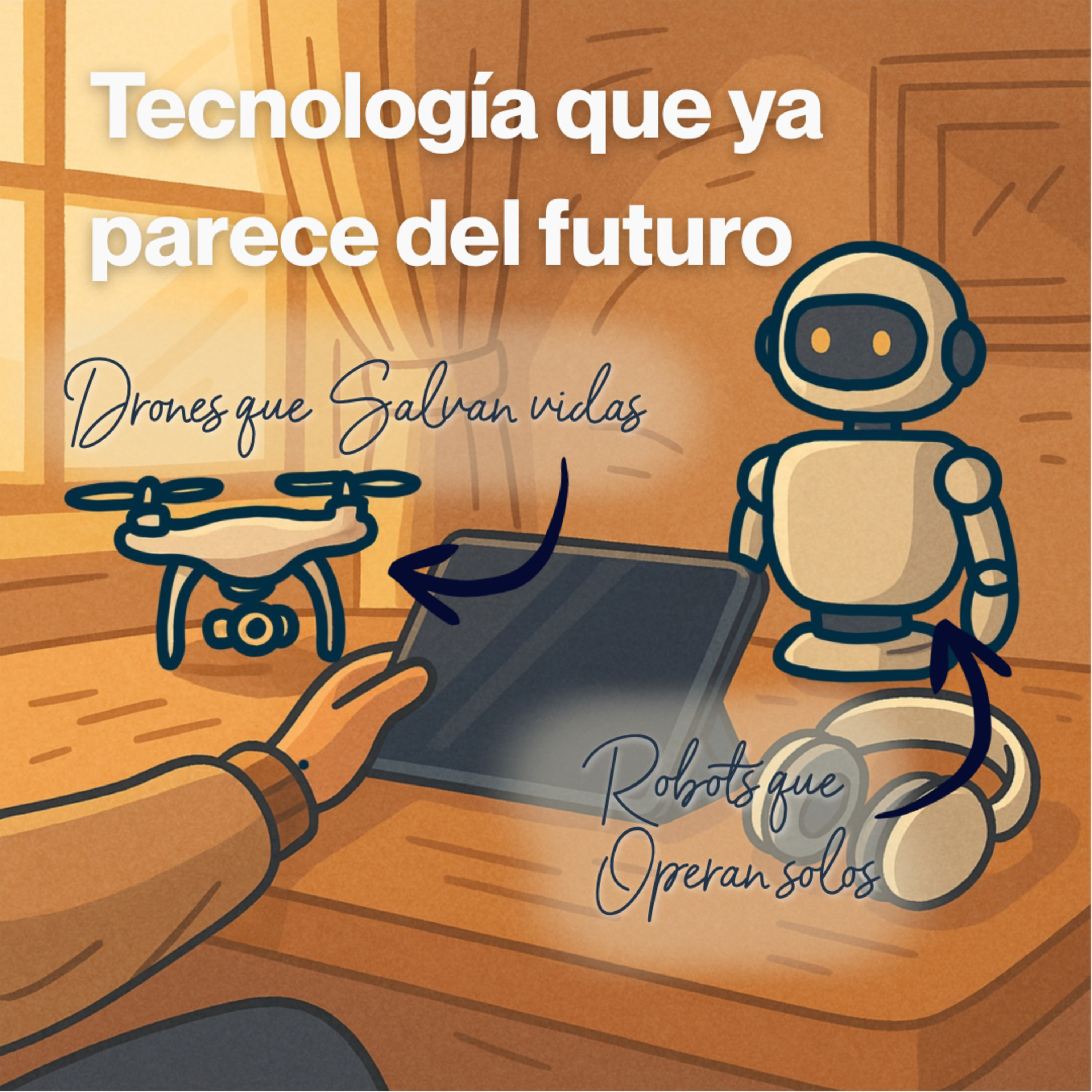Tecnología que ya parece del futuro: drones que salvan vidas y robots que operan solos episode artwork