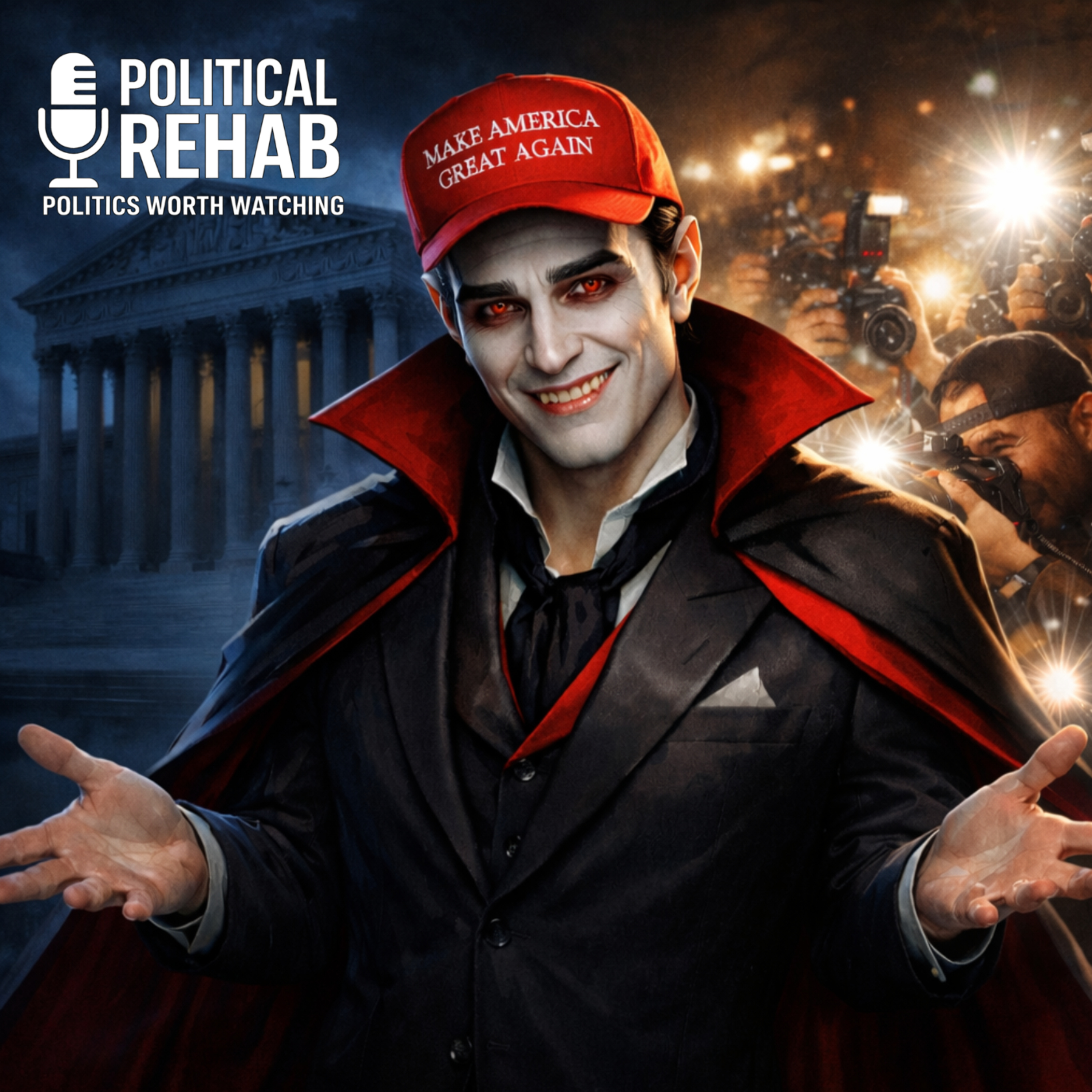 MAGA Vampire, Executive Orders & the Court Clash episode artwork