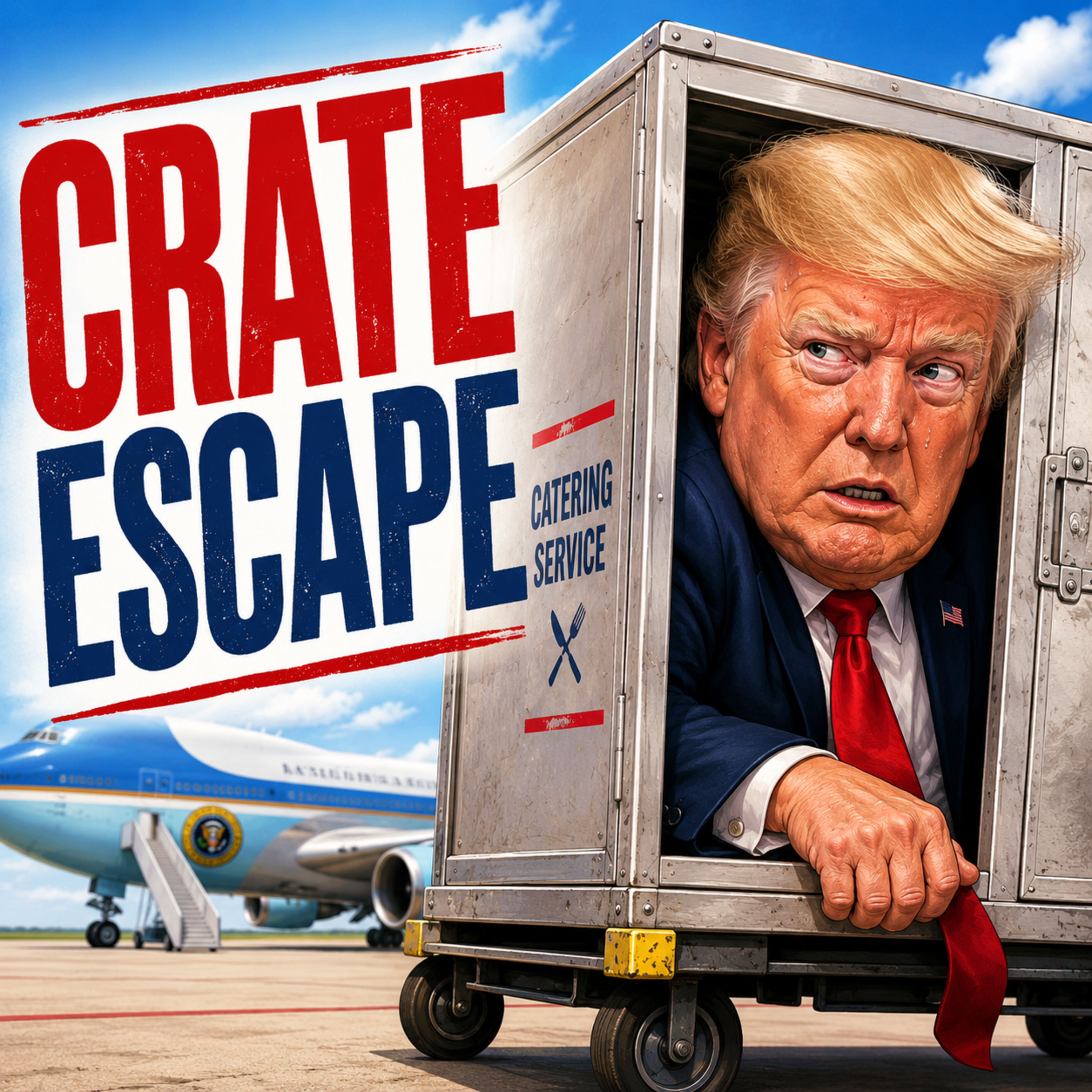 Trump Smuggled Out, Leavitt Leaves & AOC Walks Back Woke episode artwork