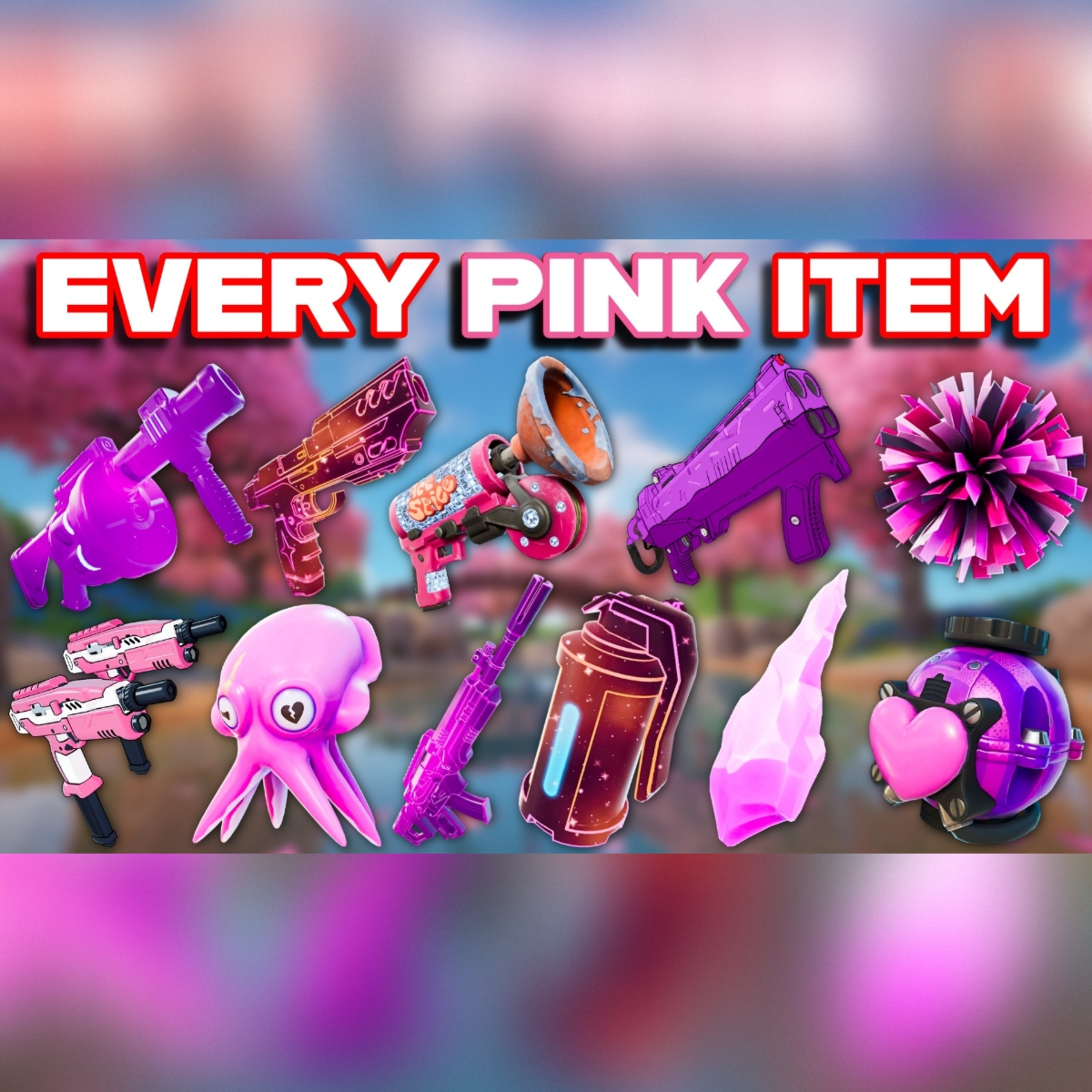 Ranking EVERY PINK ITEM In FORTNITE HISTORY From WORST To BEST