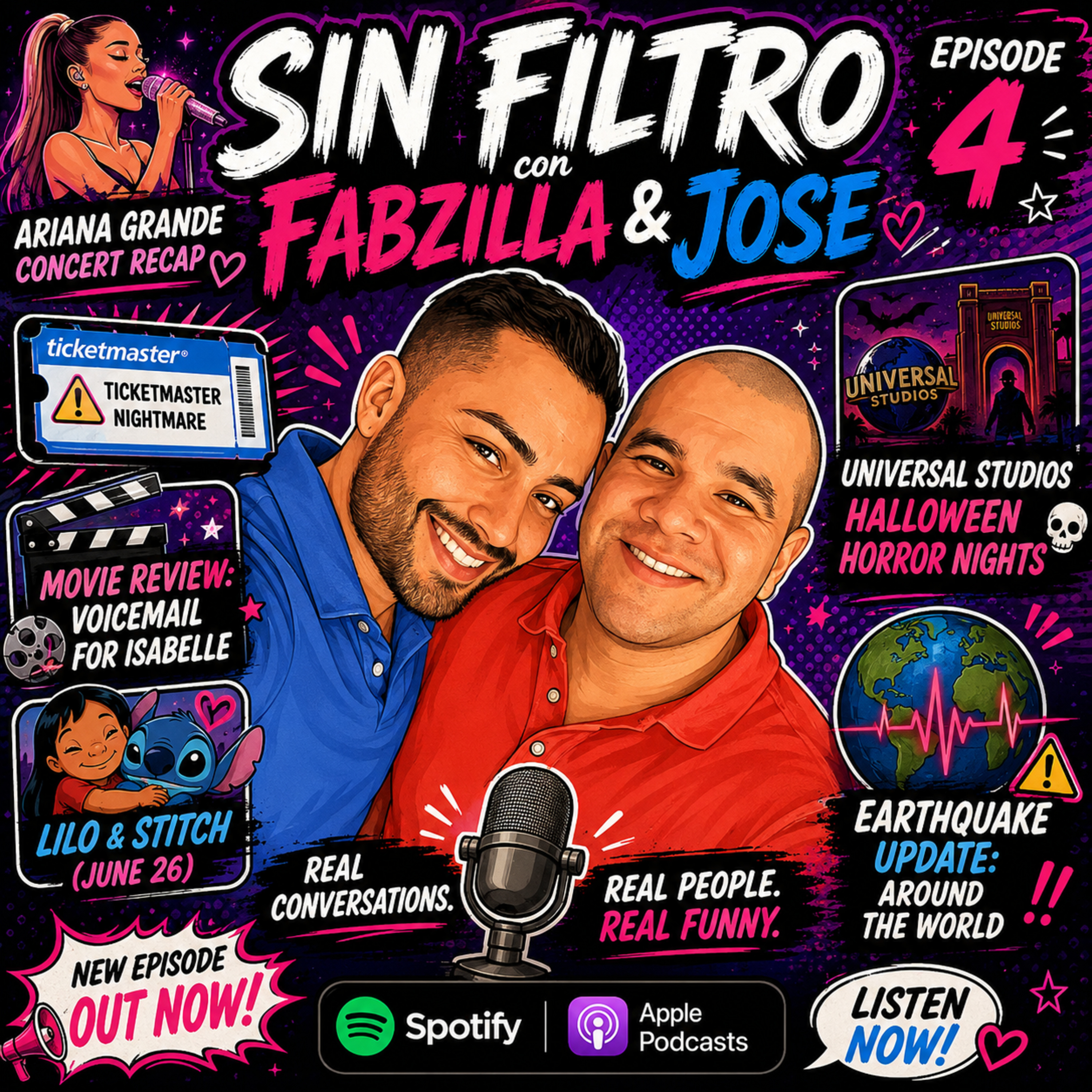 Episode 4: Ariana Grande Concert Recap, Ticketmaster Nightmare & More! episode artwork