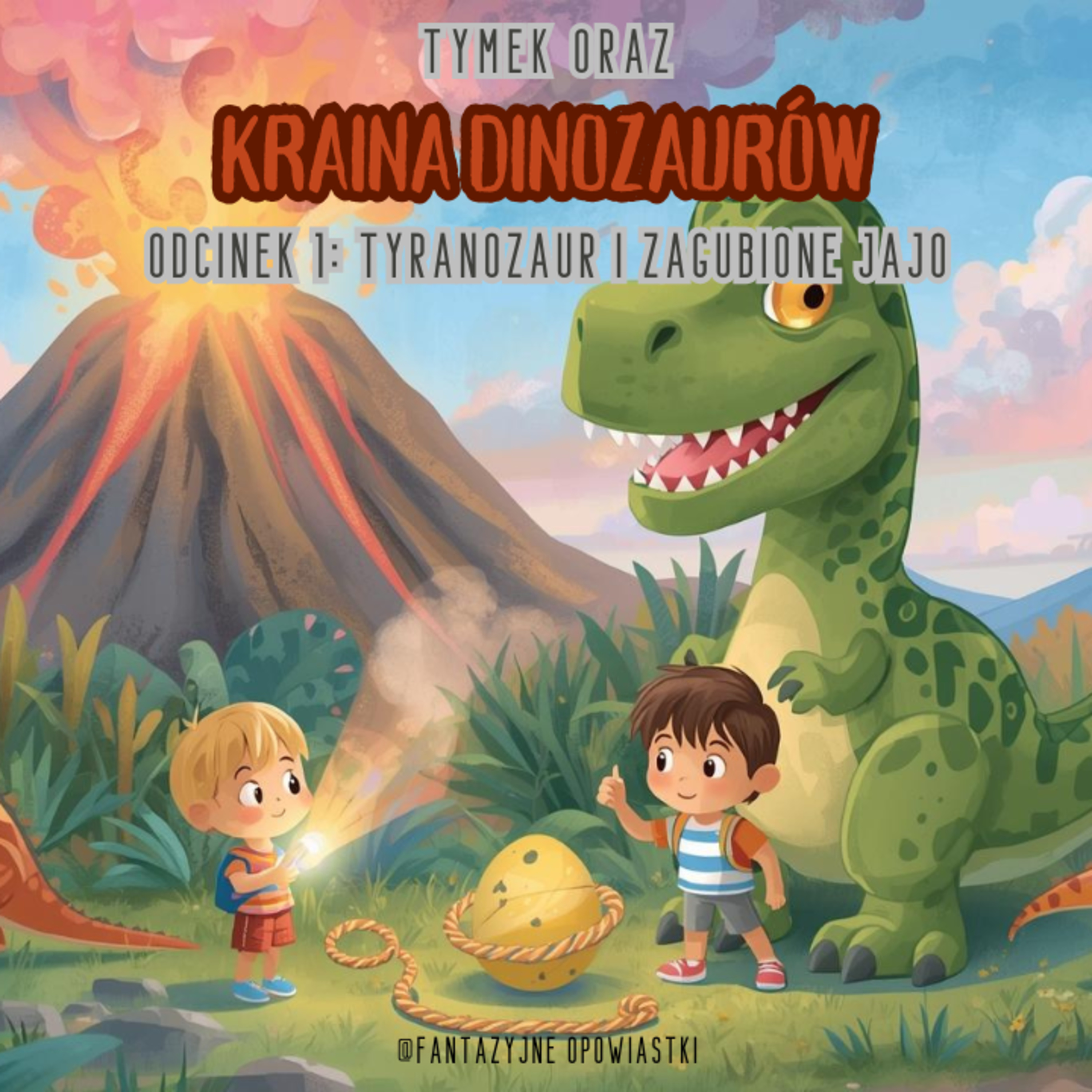 🦖🥚 TYMEK ORAZ KRAINA DINOZAURÓW – ODCINEK 1: TYRANOZAUR I ZAGUBIONE JAJO 🌟 episode artwork