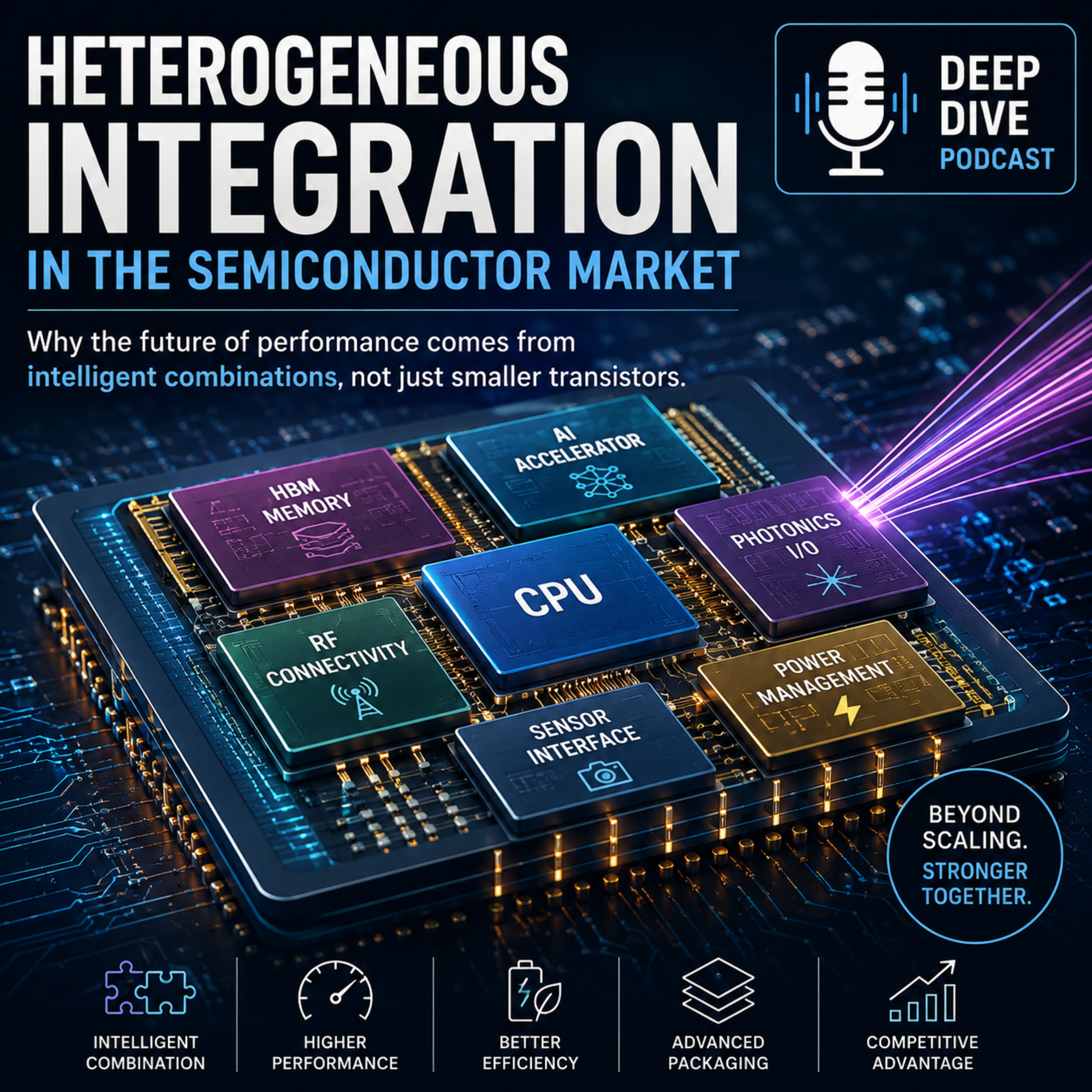 [053] Deep Dive Topic - Heterogeneous Integration: The Evolution of System Architecture episode artwork