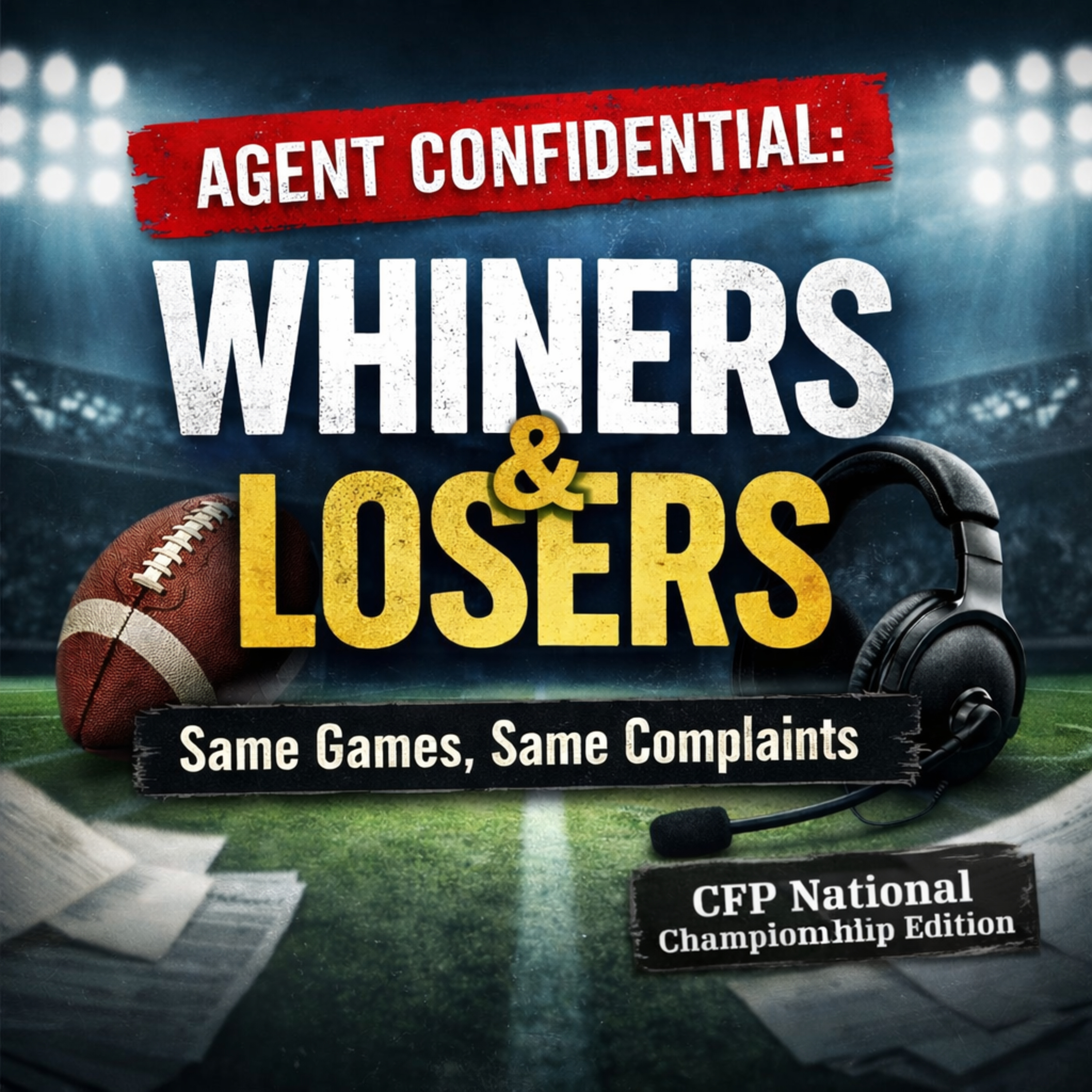 Agent Confidential: Whiners & Losers, Same Games, Same Complaints episode artwork