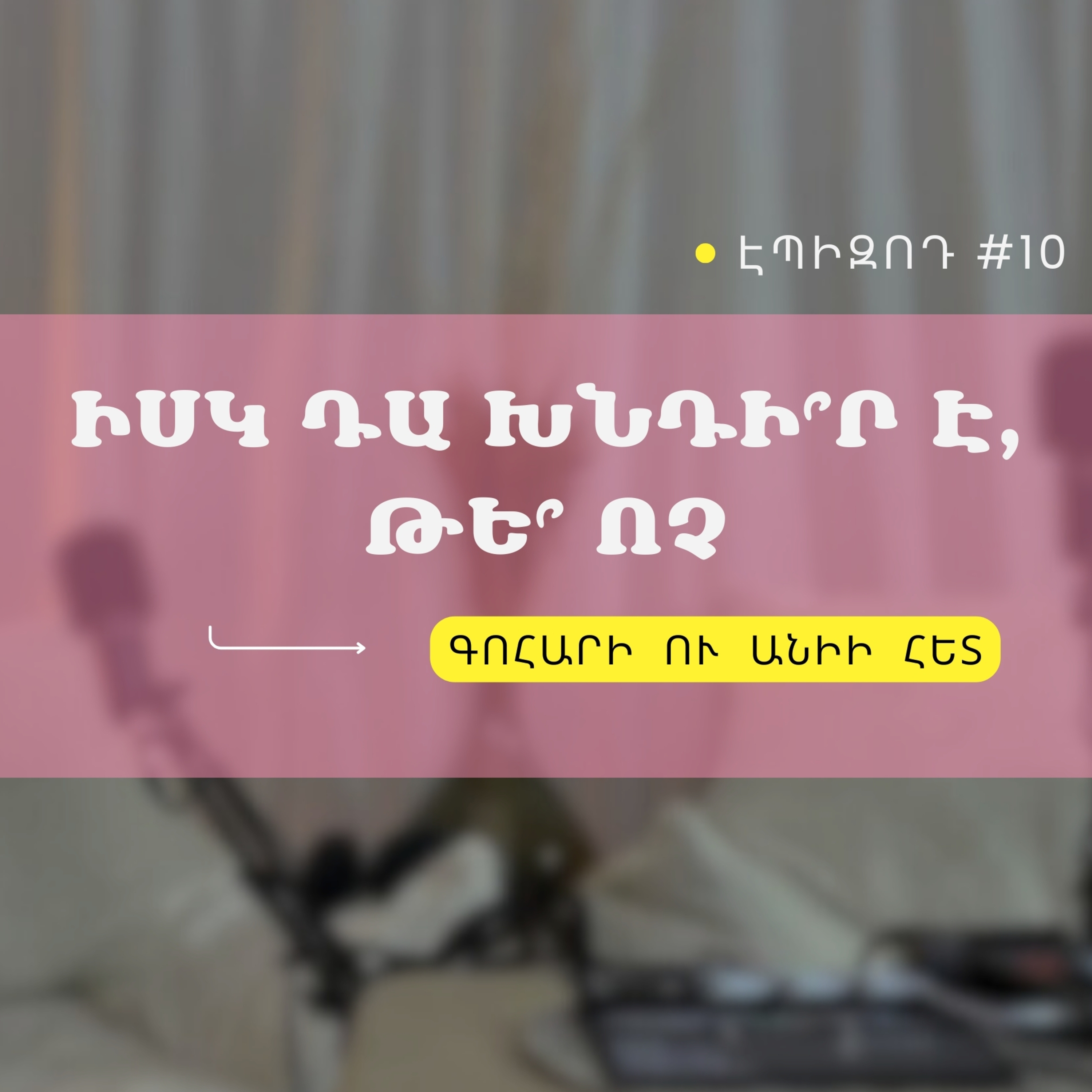 #10 Իսկ դա խնդի՞ր է, թե՞ ոչ episode artwork